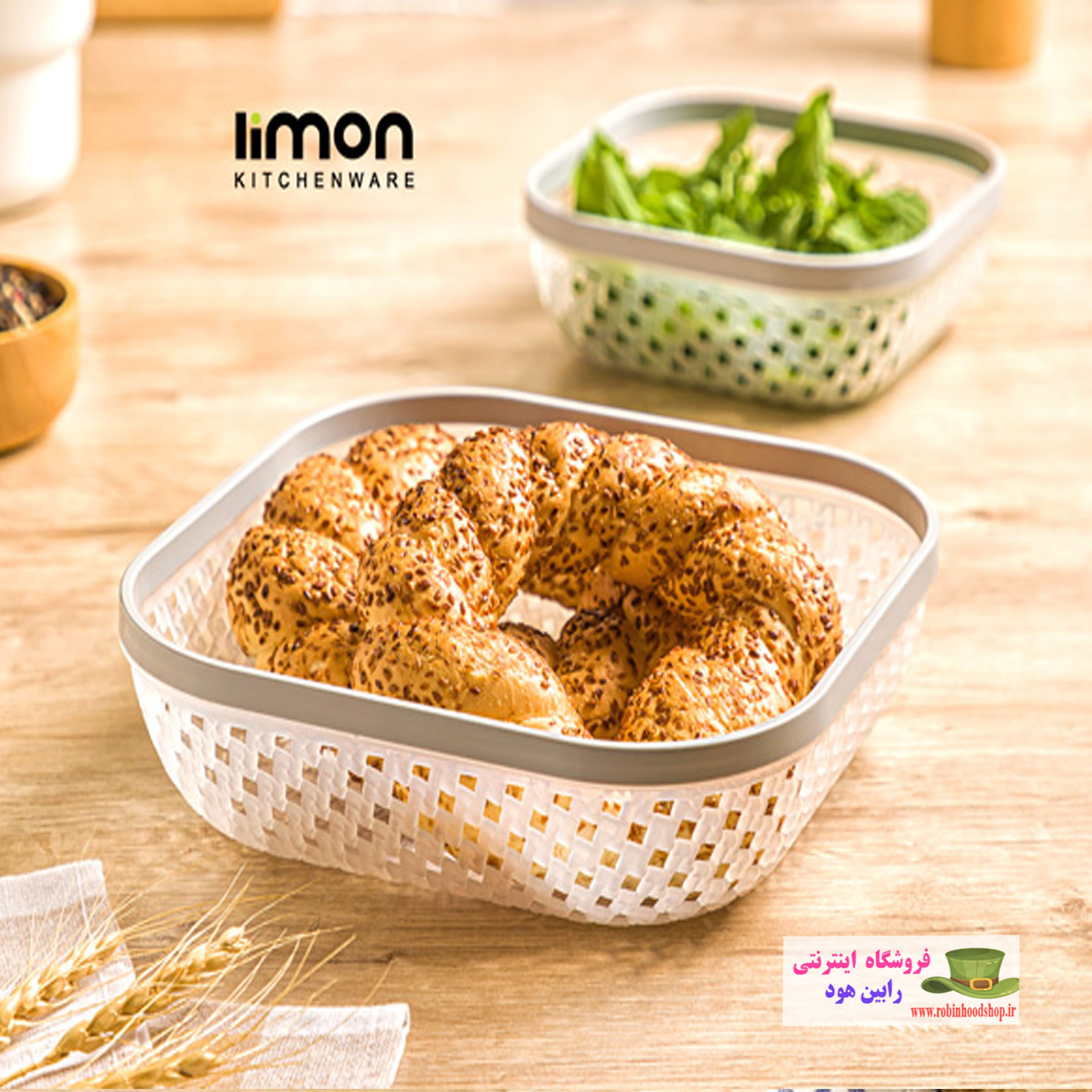 سبد نان بزرگ طرح بافت - Image 3