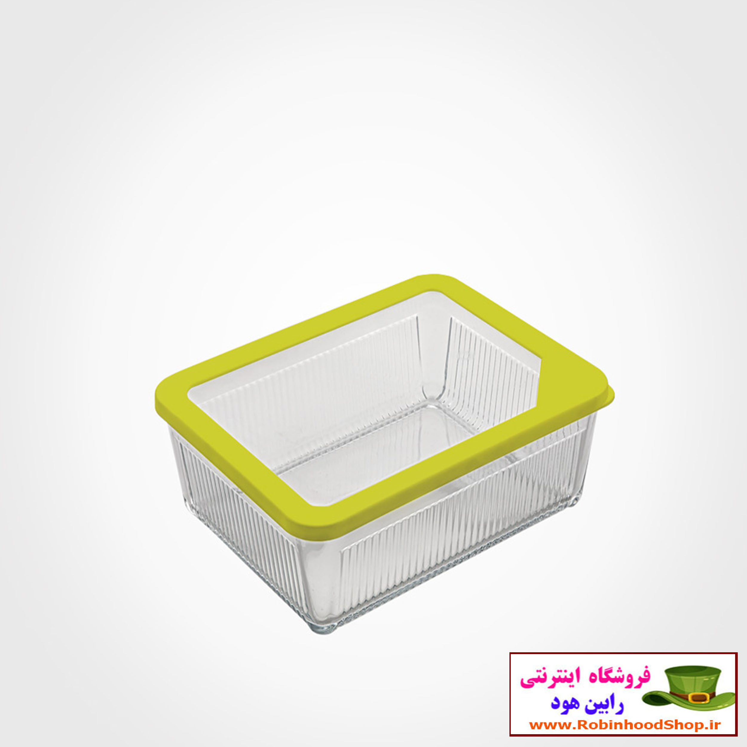 ظرف شیشه ای سرو ونگهداری مربع 3.750 لیتر - Image 3