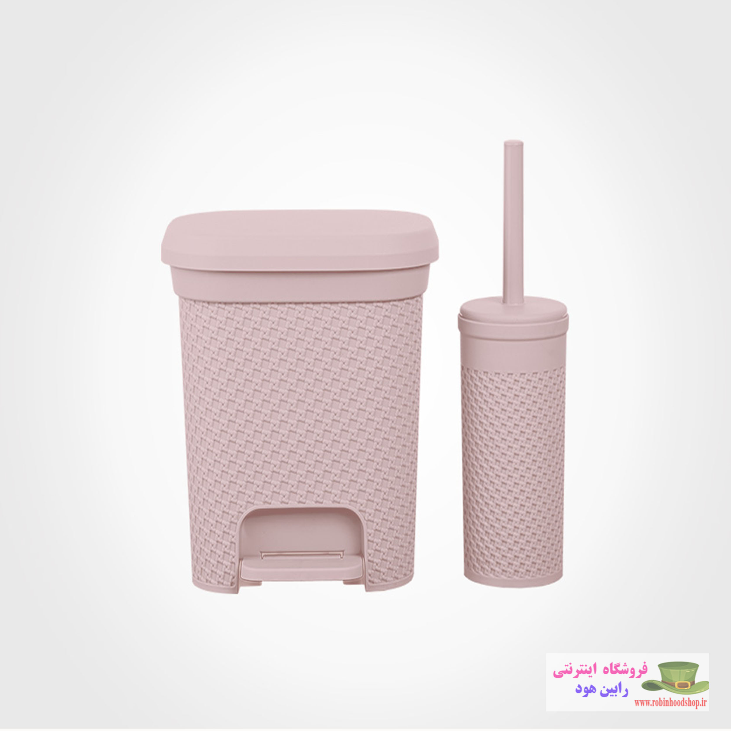 سطل و فرچه سرویس بهداشتی طرح بافت - Image 4