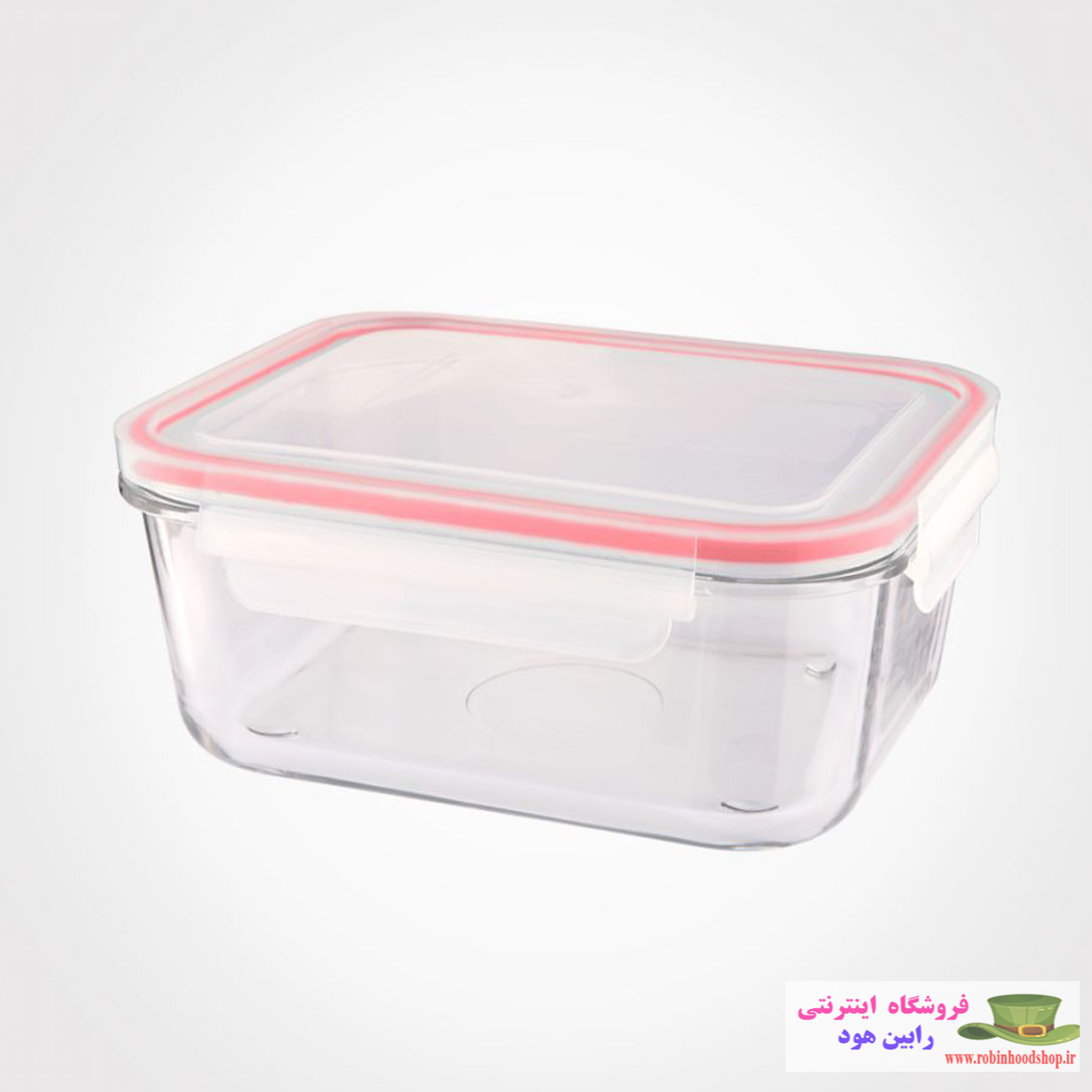 ظرف شیشه ای مستطیل 1.7 لیتر