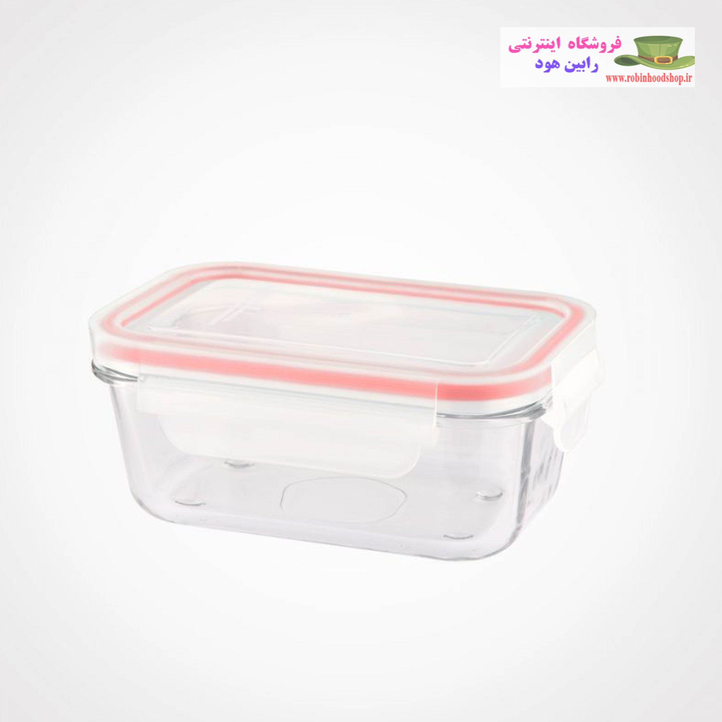 ظرف شیشه ای مستطیل 400 میلی لیتر