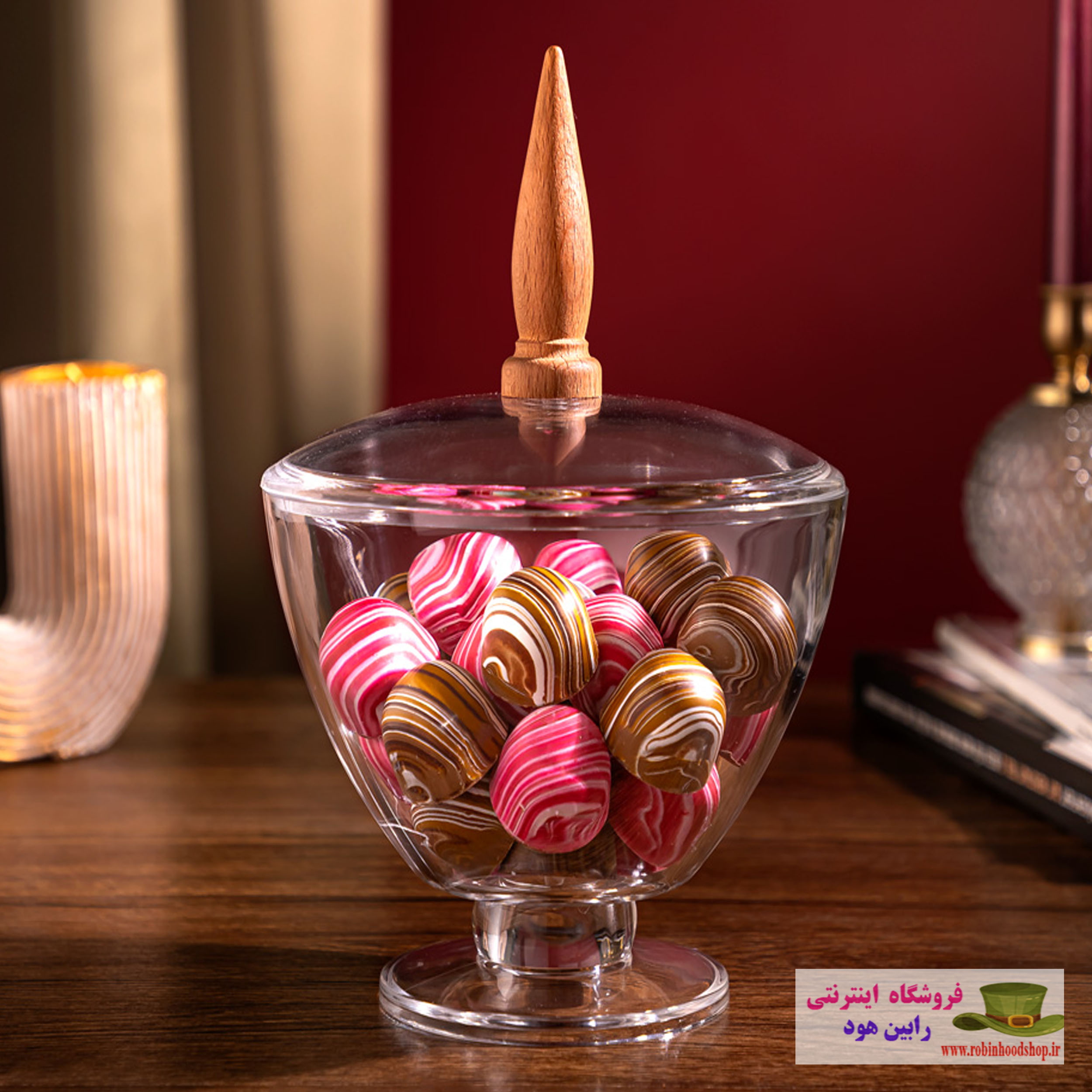 شکلات خوری پایه دار اکرولیک