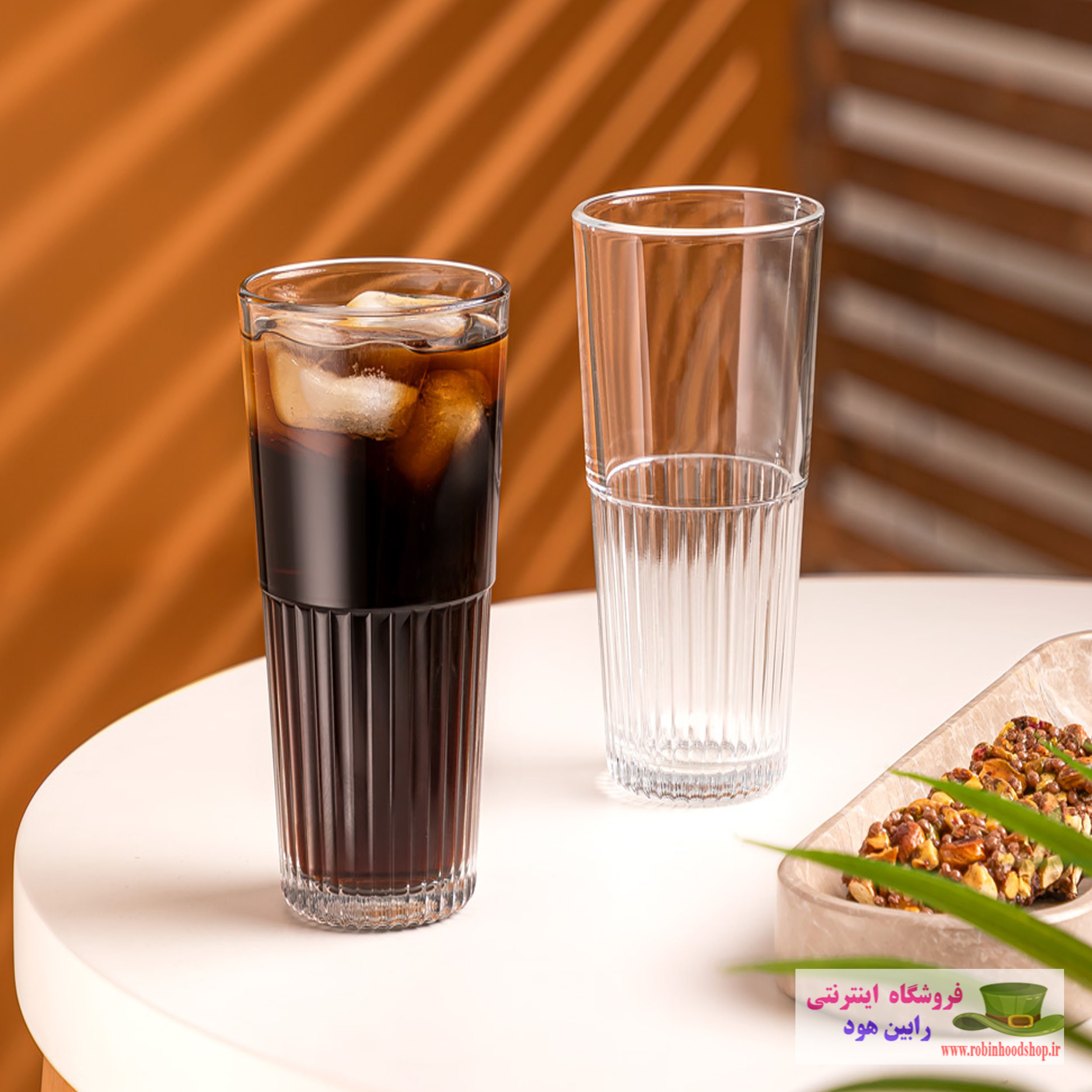 لیوان شیشه ای 410 سی سی