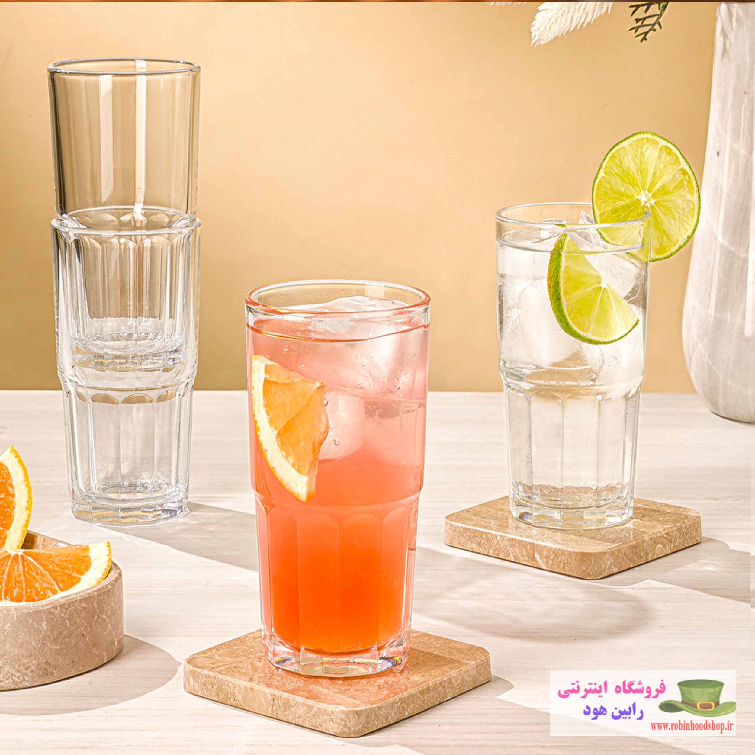 لیوان شیشه ای 290 سی سی