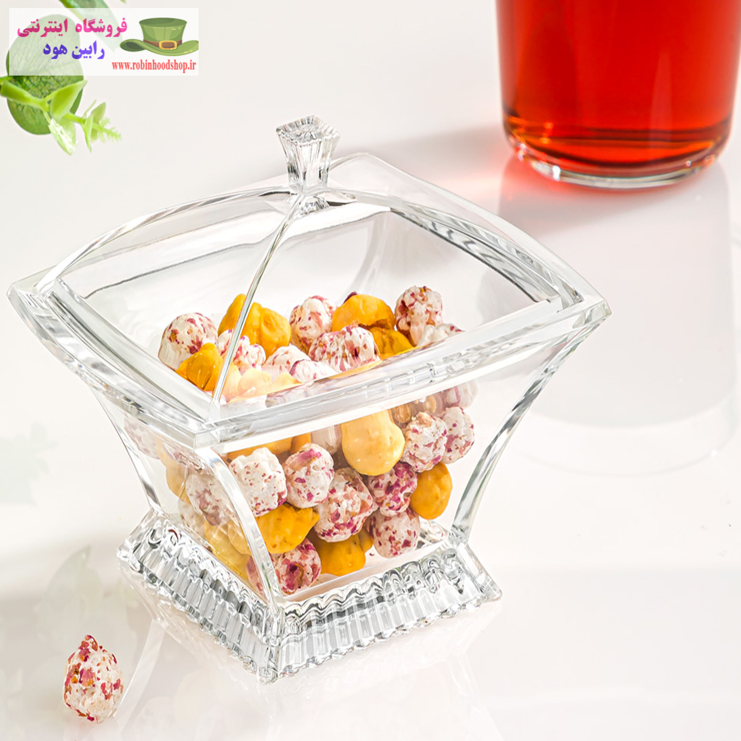 قندان چهارگوش اکرولیک