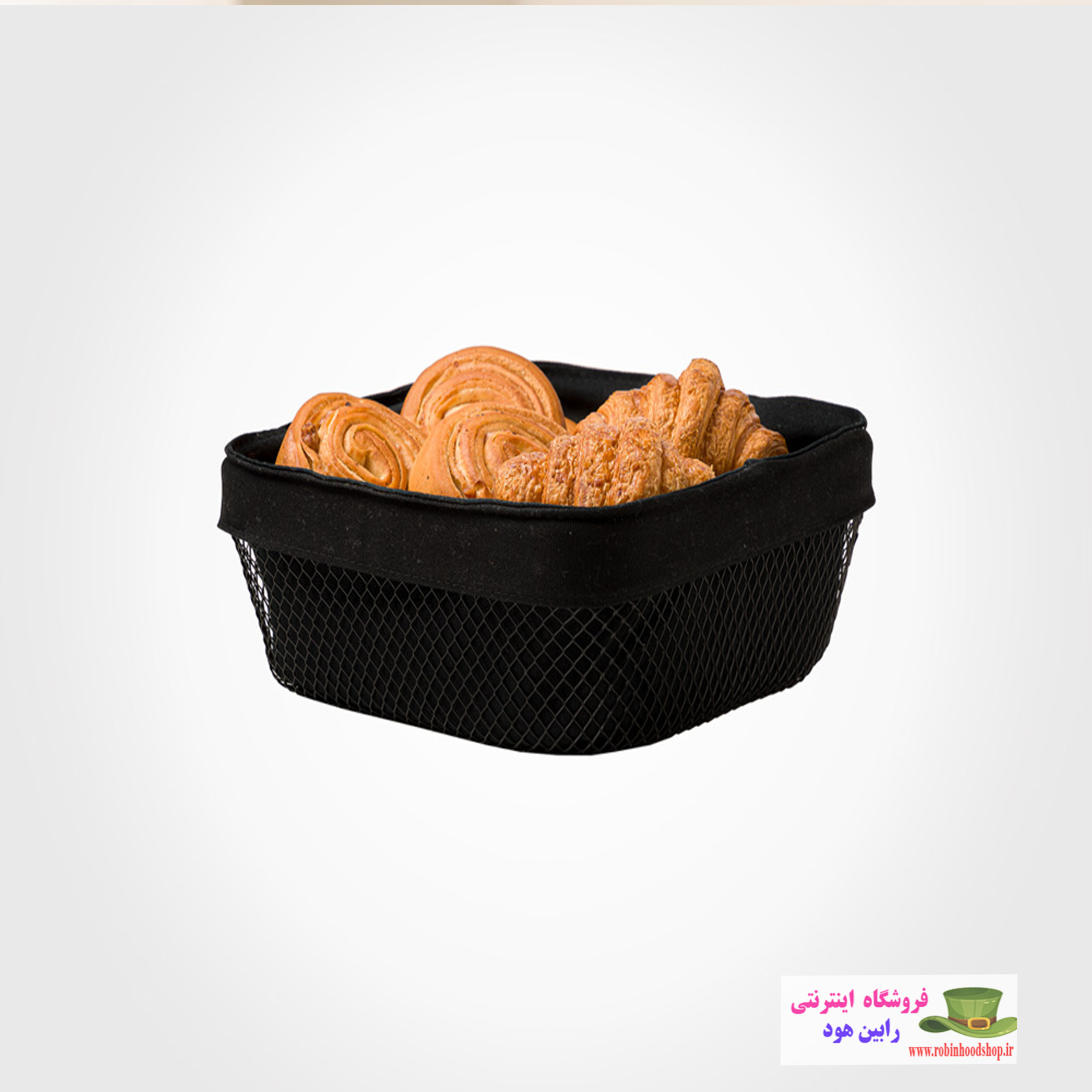 سبد فلزی مربع کوتاه - Image 2