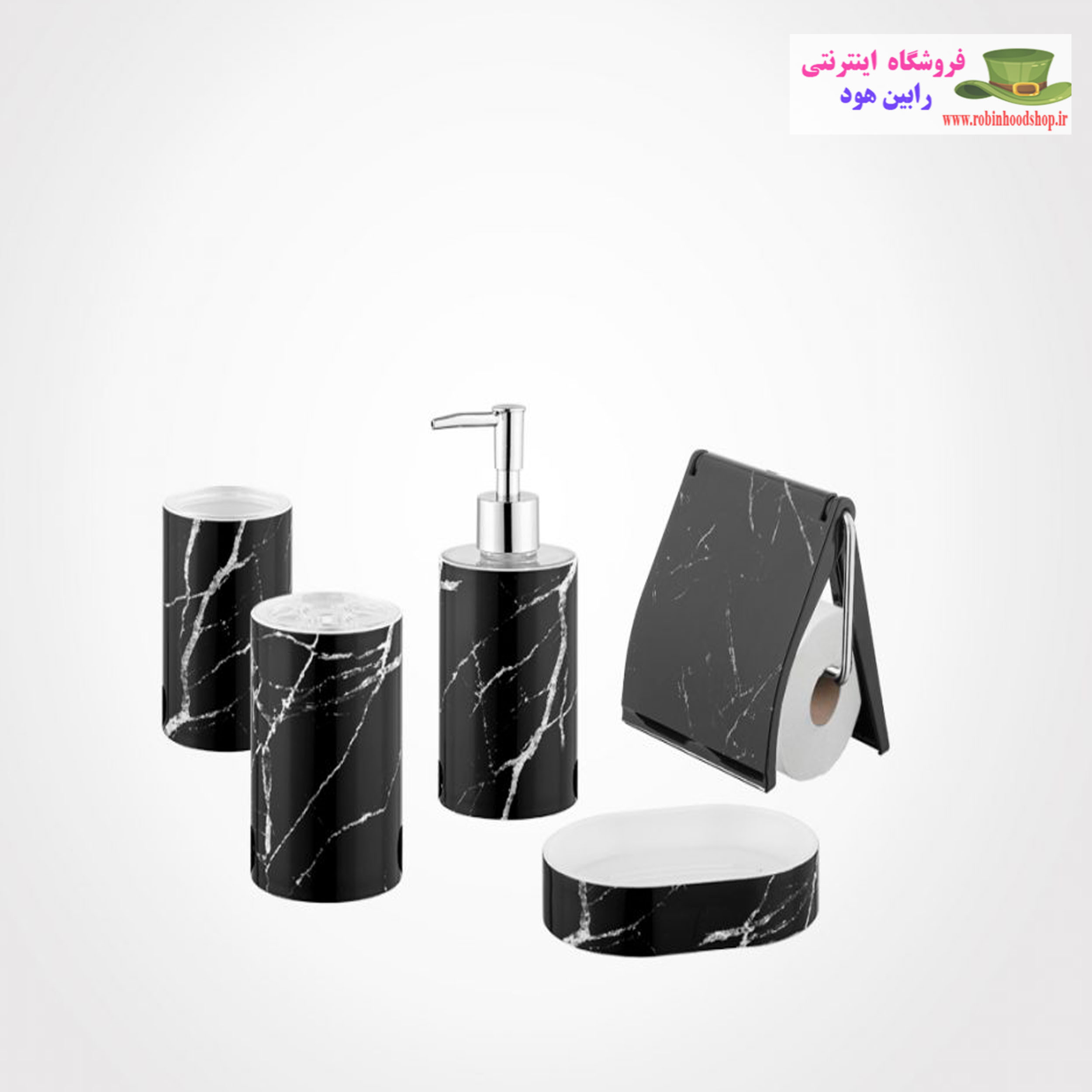ست روشویی طرح ماربل - Image 2