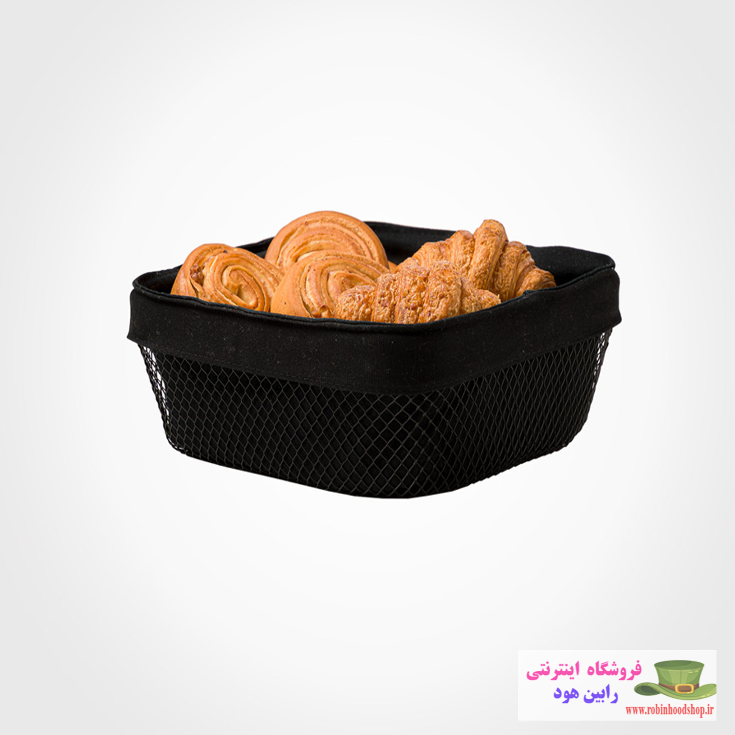 سبد فلزی مربع کوتاه - Image 2