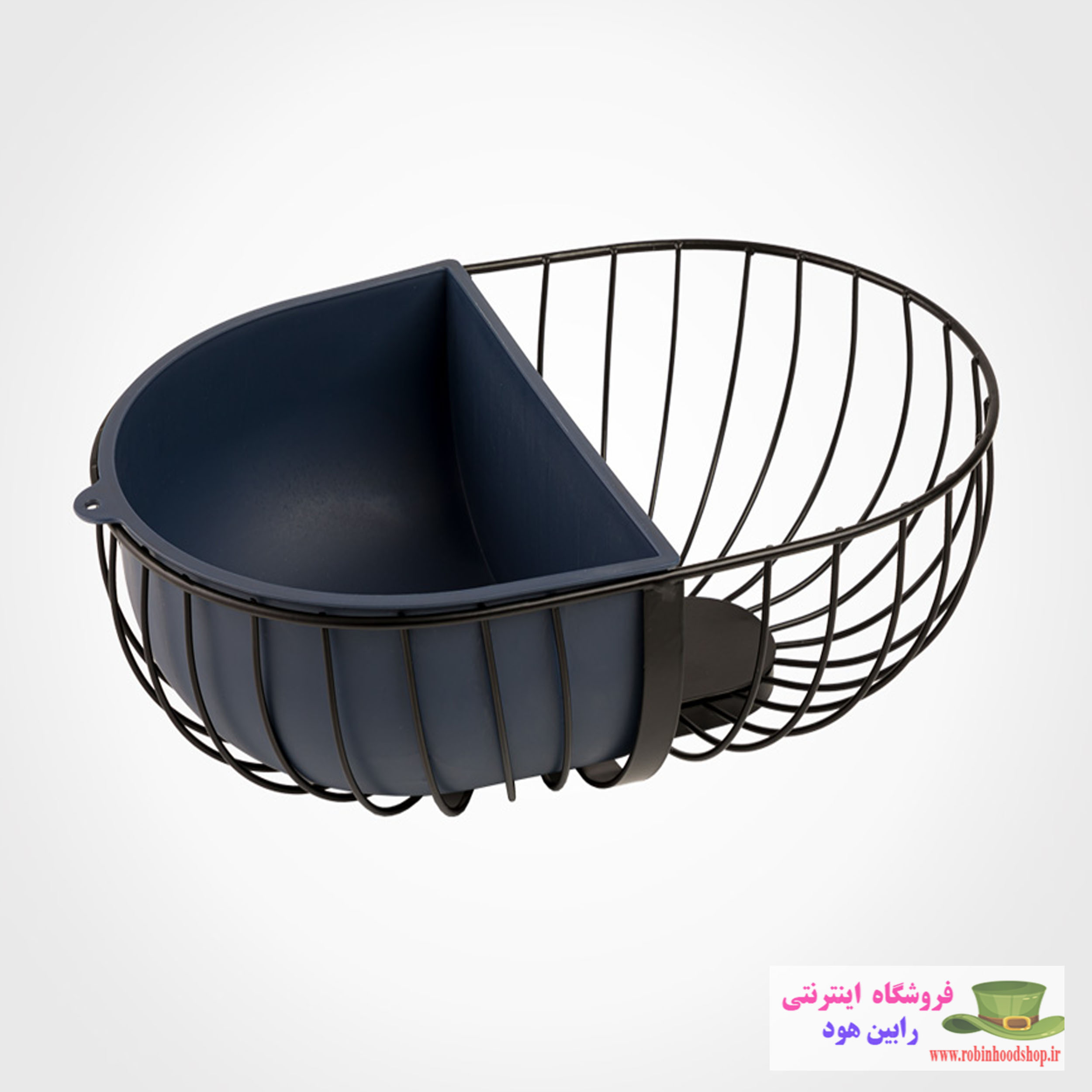 سبد میوه بیضی فلزی - Image 2
