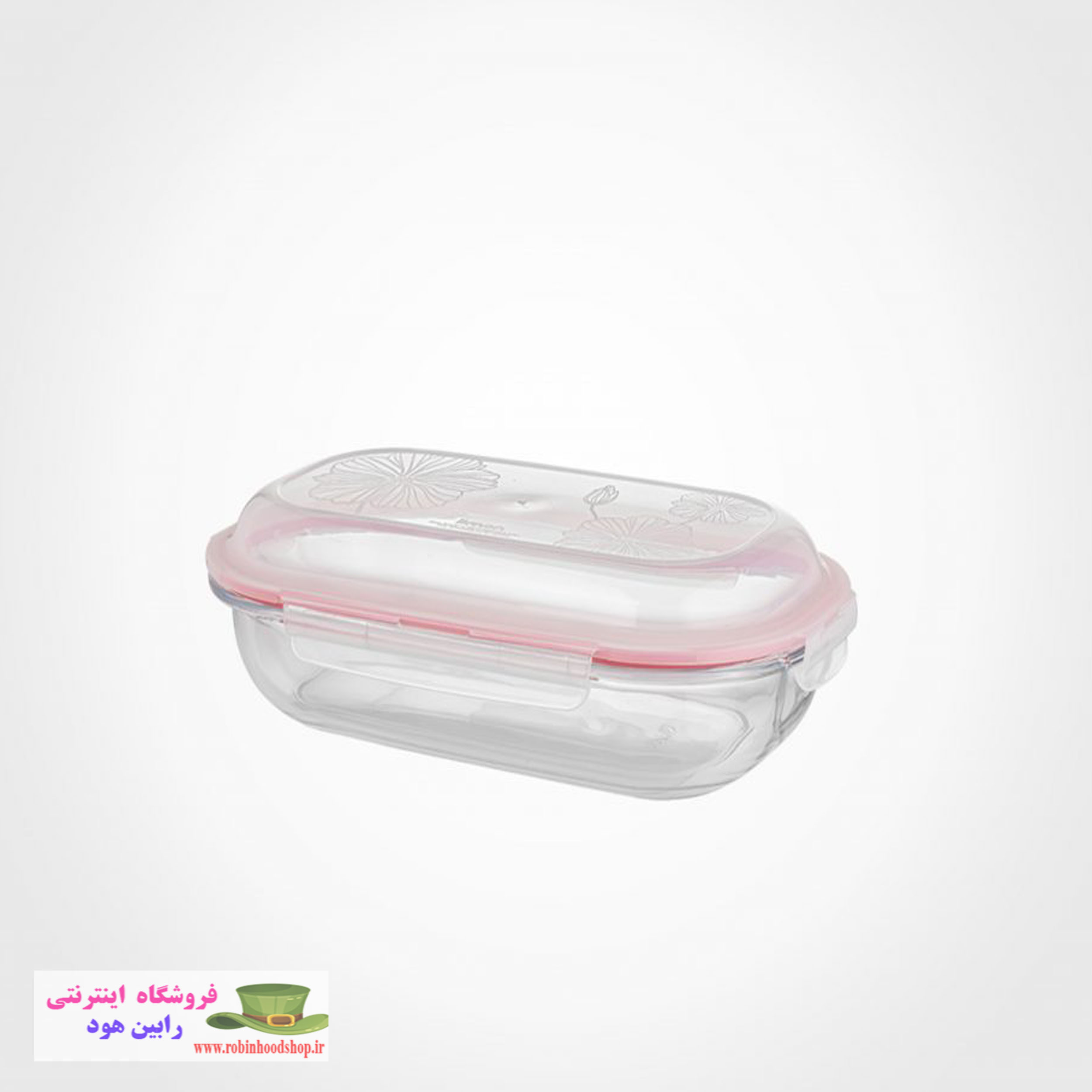 ظرف شیشه ای بیضی سرو و نگهداری دربدار 500 میلی لیتر - Image 2