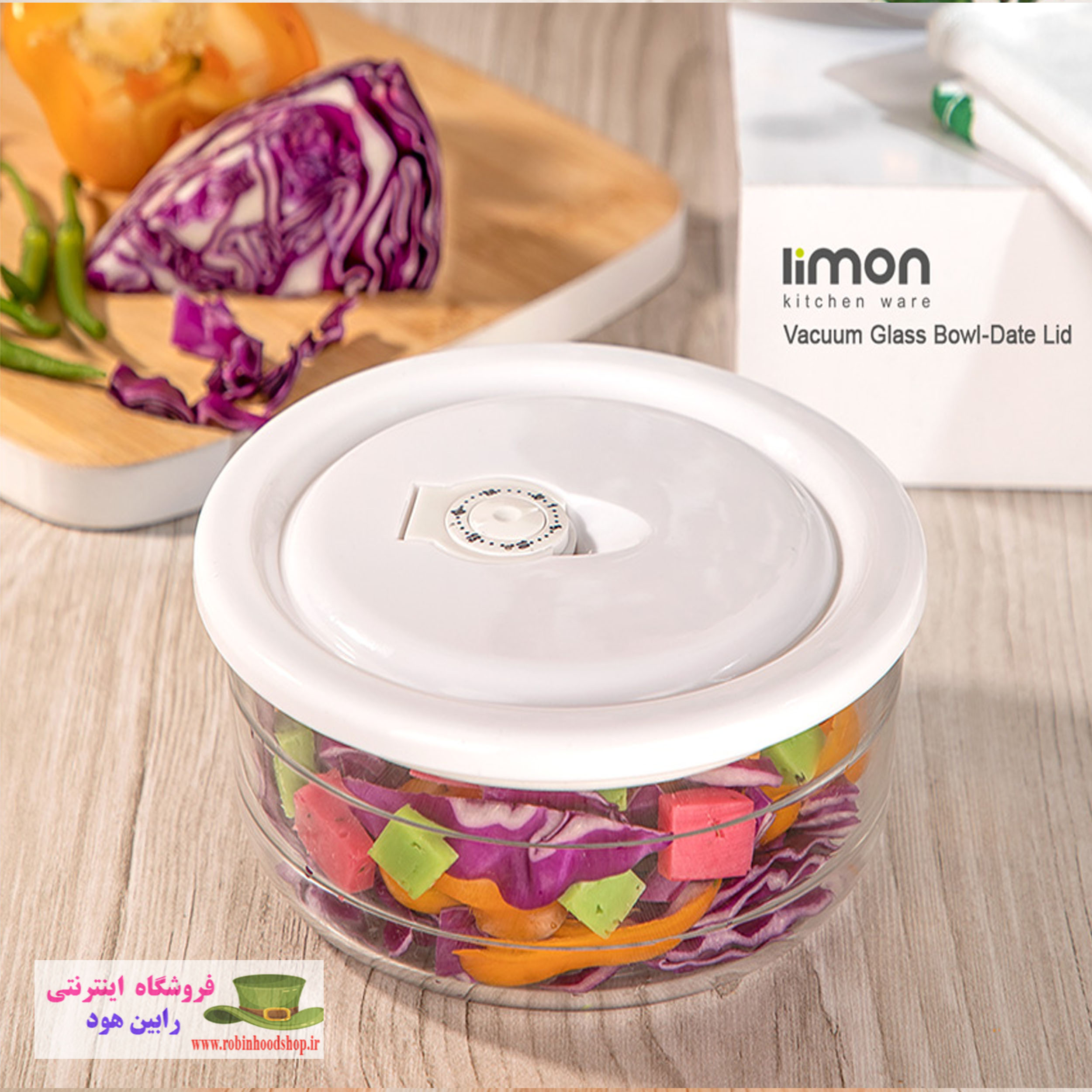 ظرف شیشه ای وکیومی تاریخ دار سایز 2 - Image 2