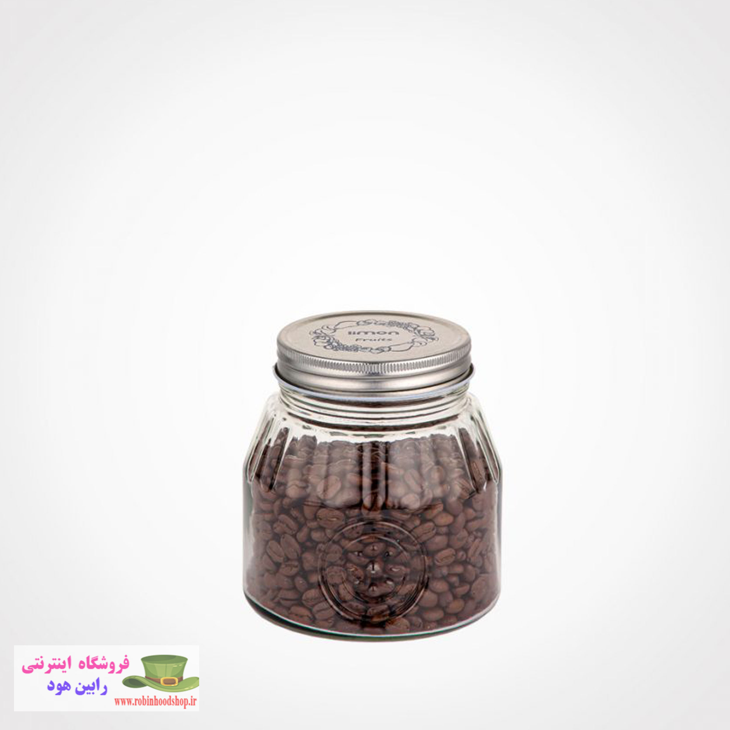 ظرف شیشه ای درب استیل سایز 4 - Image 2
