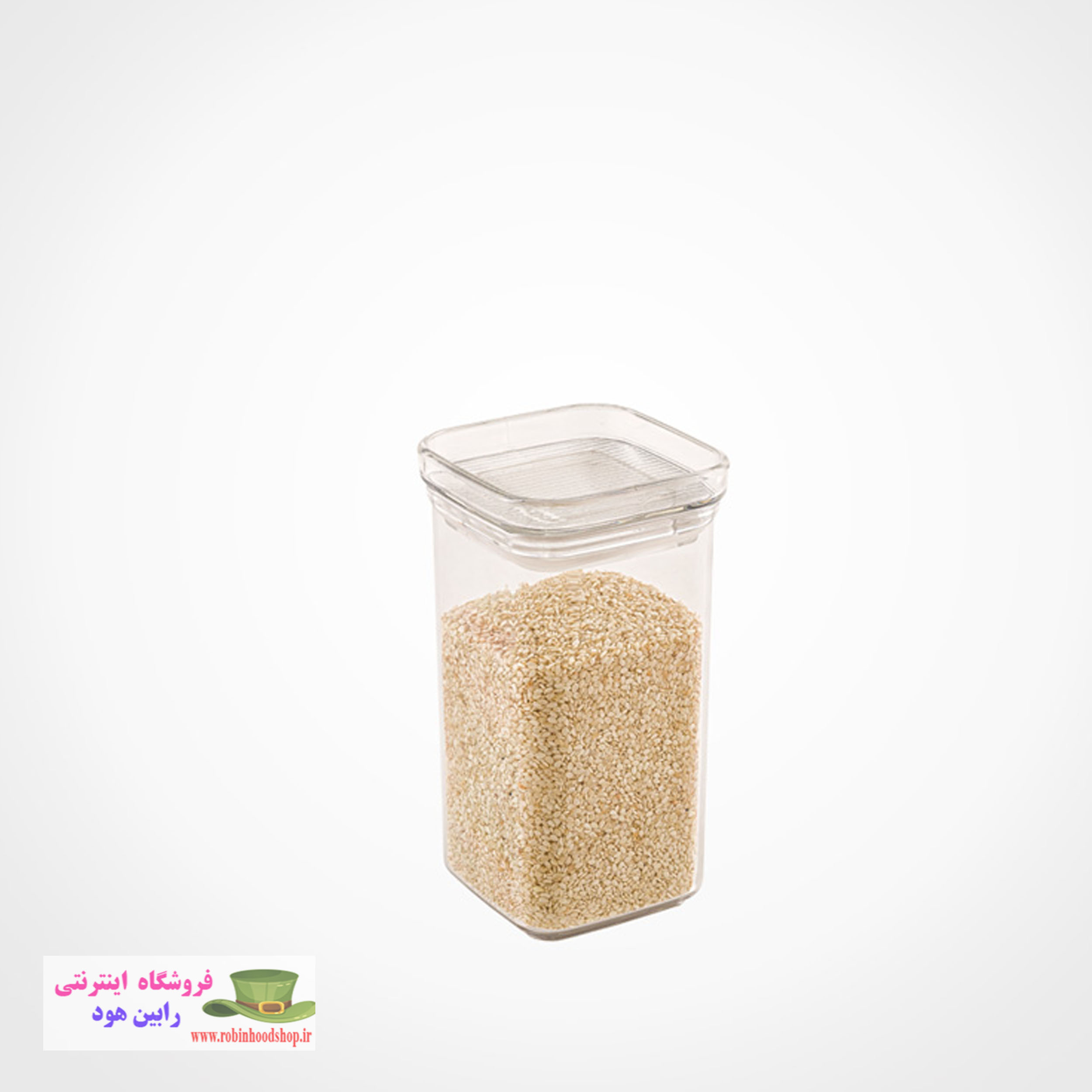 جا ادویه مربع رویال درب شفاف1 - Image 2