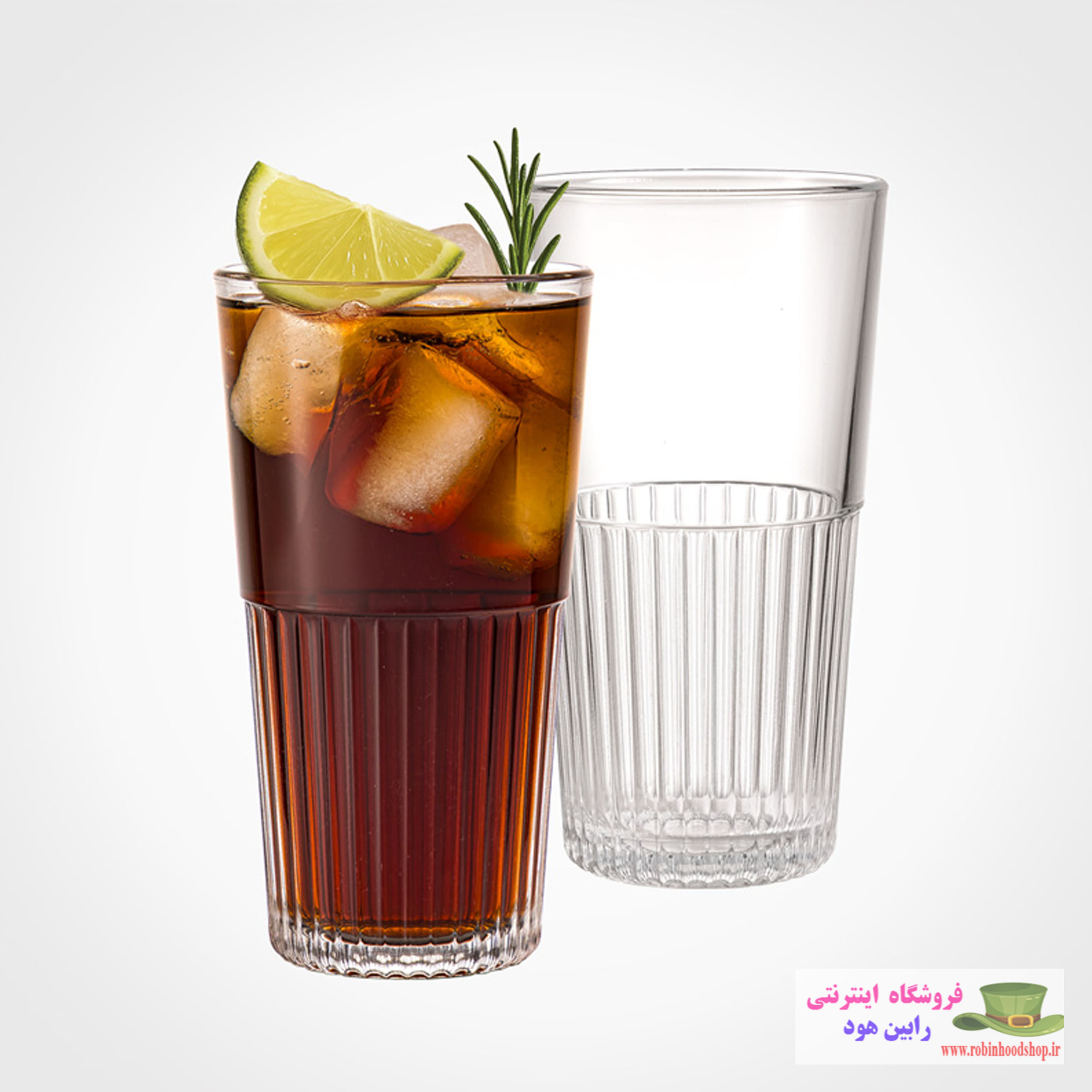 لیوان شیشه ای 410 سی سی - Image 2