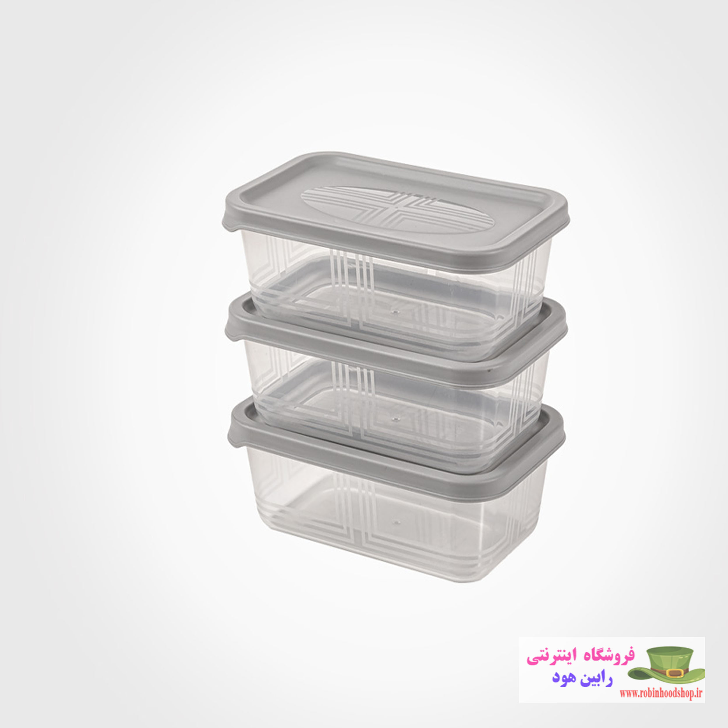 ظرف مستطیل 550 میلی لیتر 3عددی - Image 2