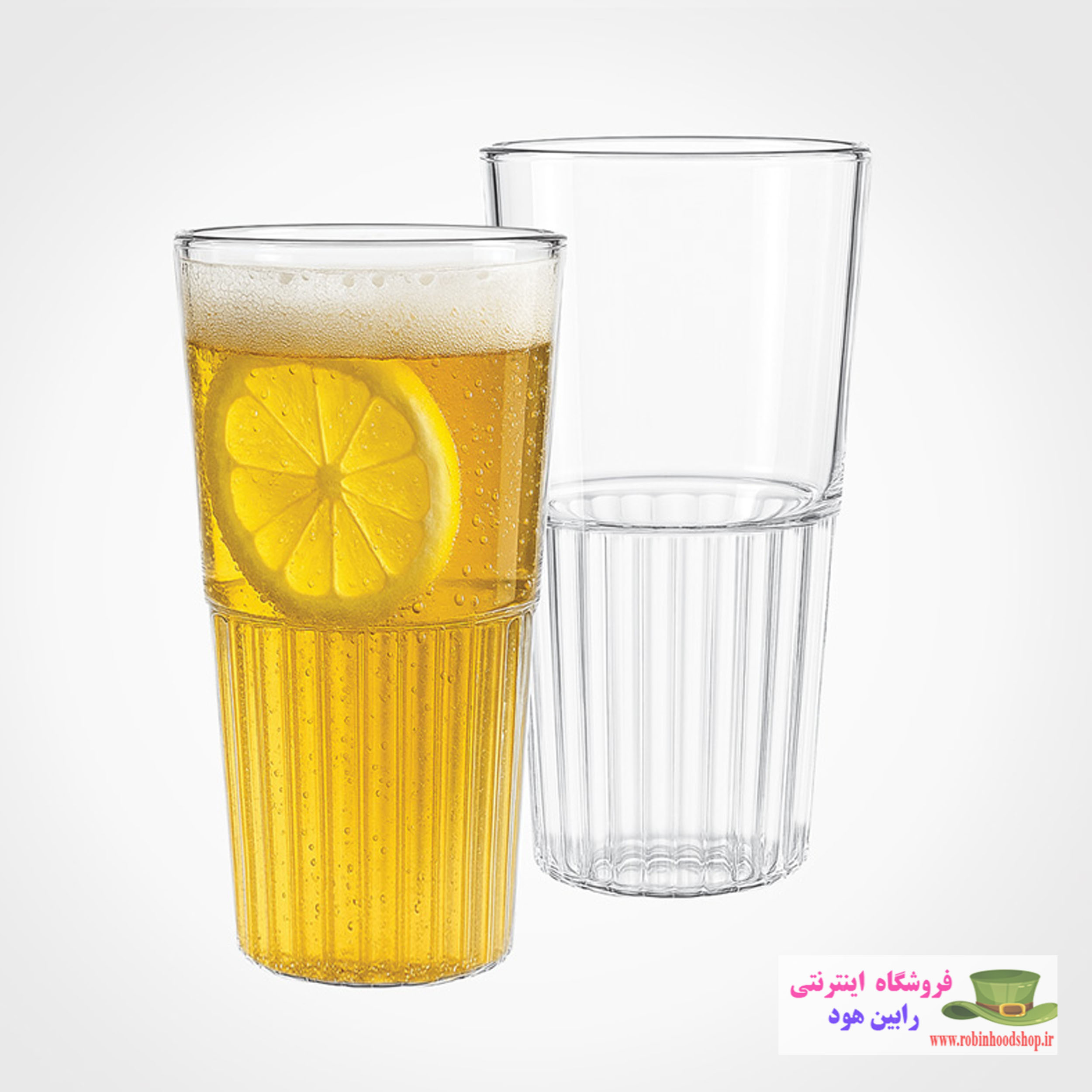 لیوان شیشه ای 500 سی سی - Image 2