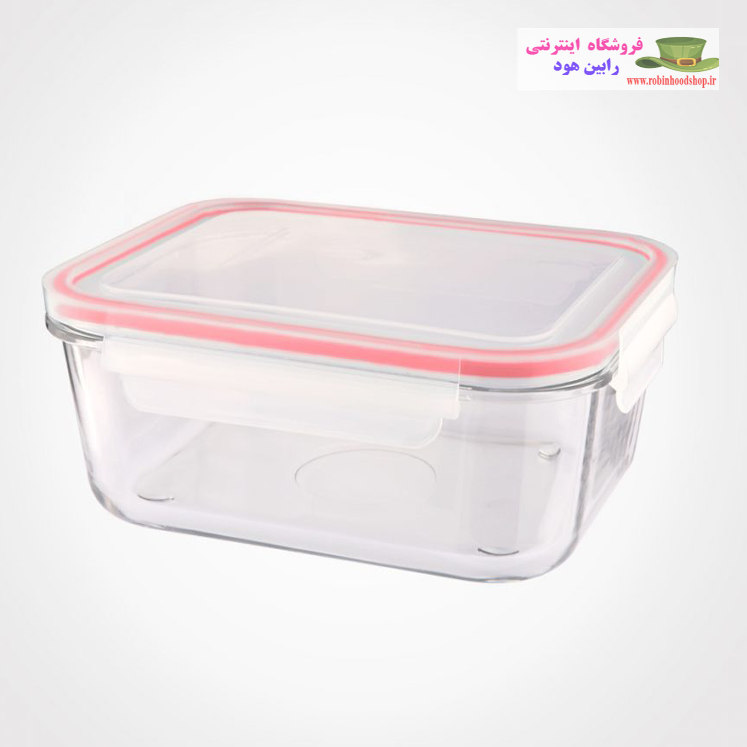 ظرف شیشه ای مستطیل 1.7 لیتر - Image 3
