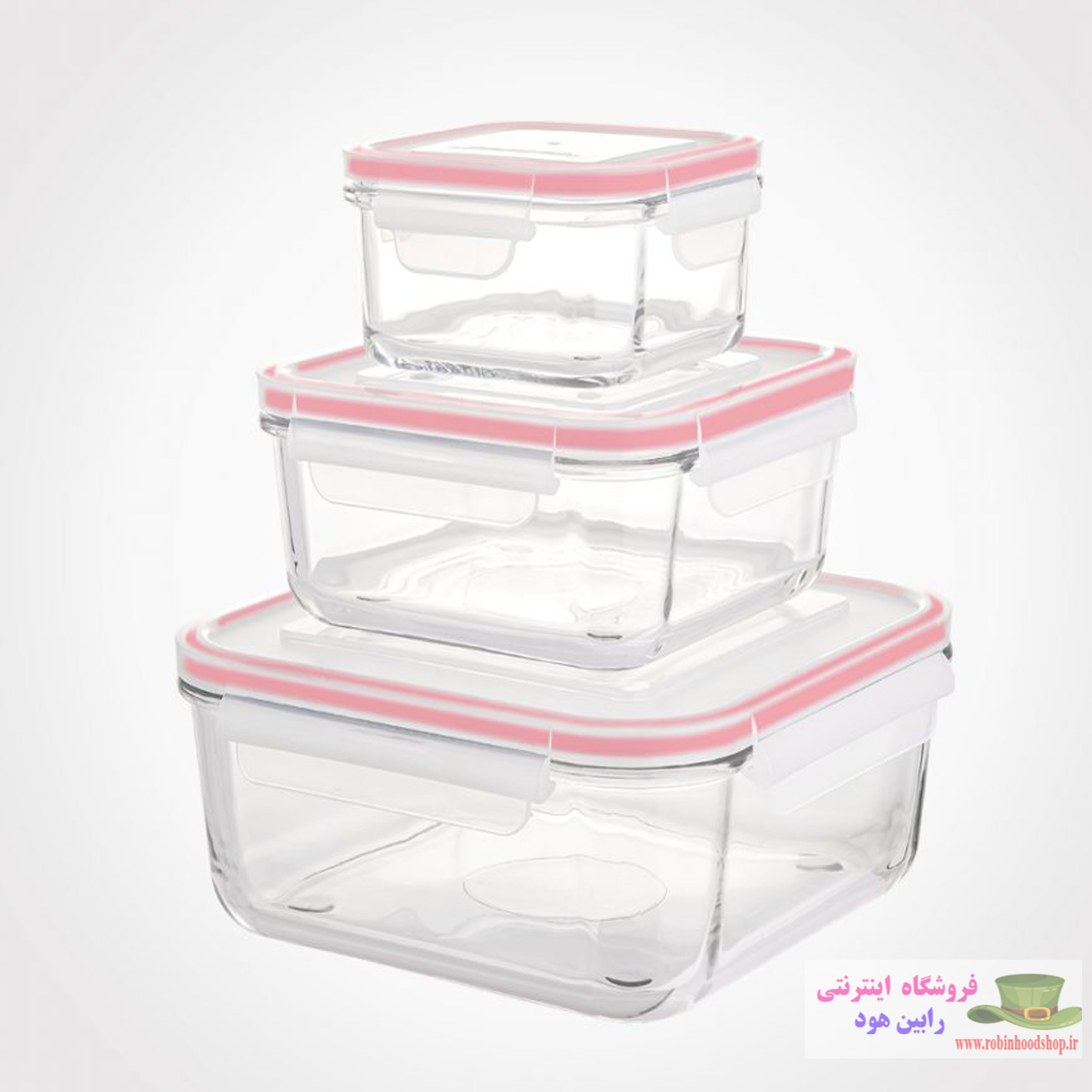 ظرف شیشه ای 6 پارچه - Image 3