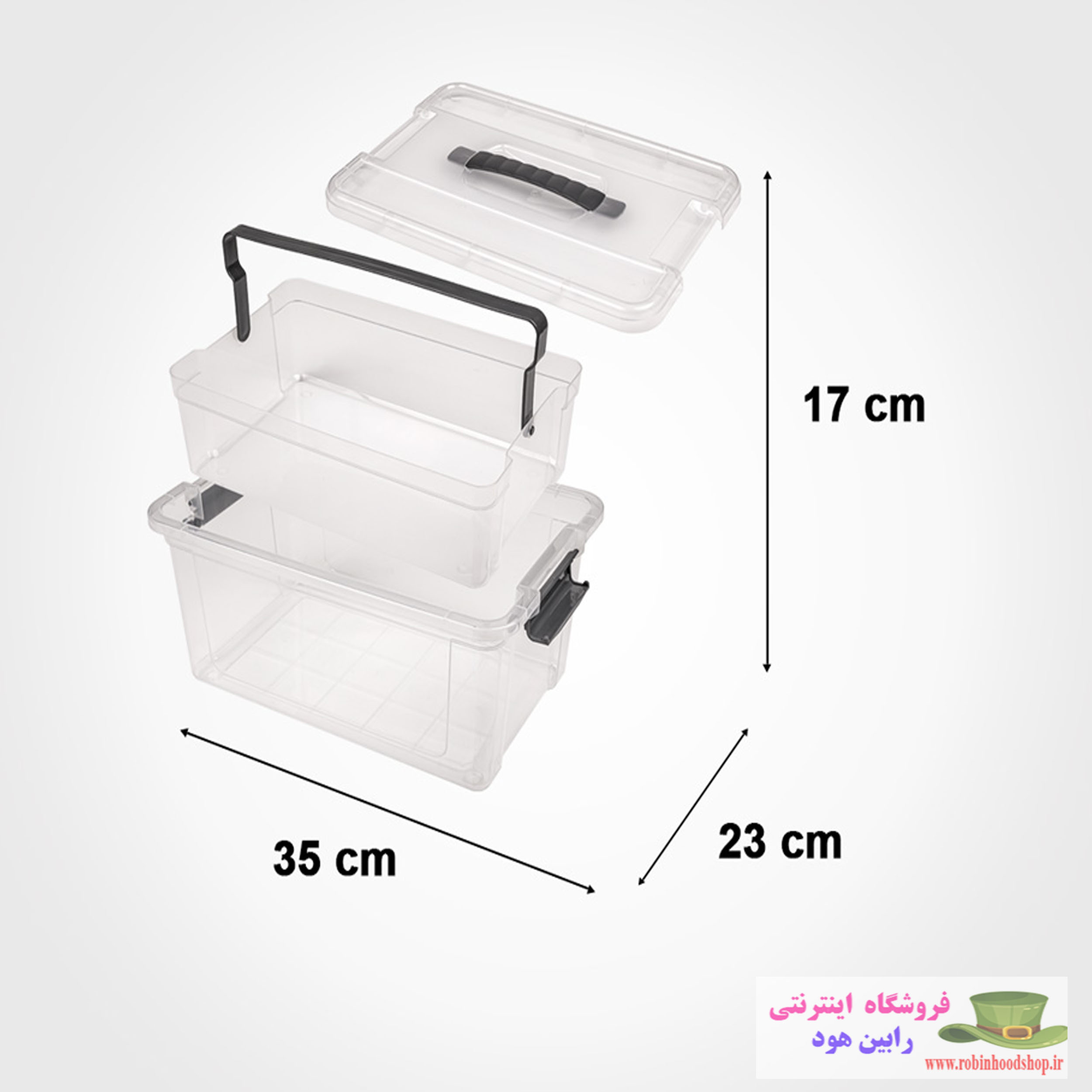 باکس مستطیل 9 لیتری با مخزن یخ - Image 3