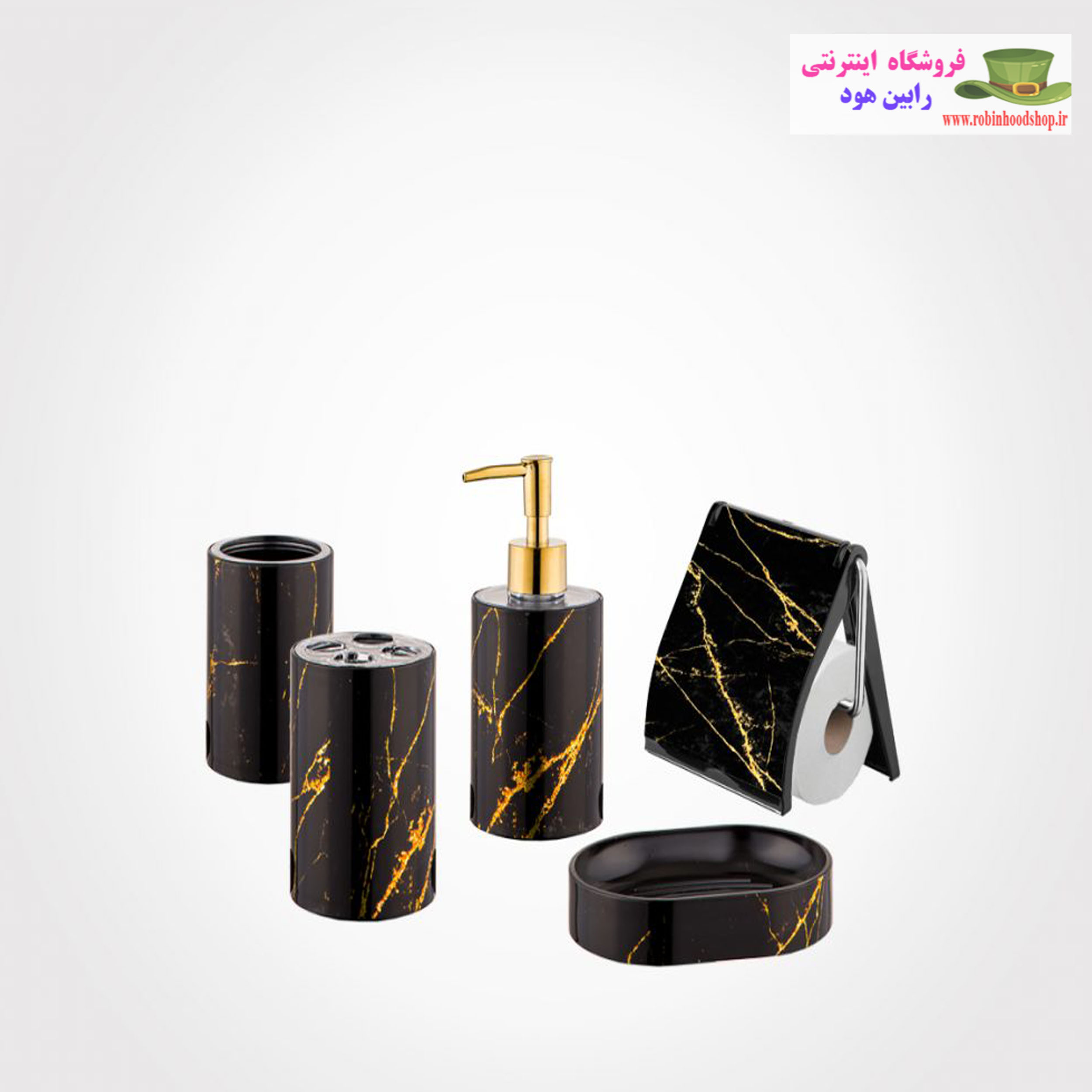 ست روشویی طرح ماربل - Image 4