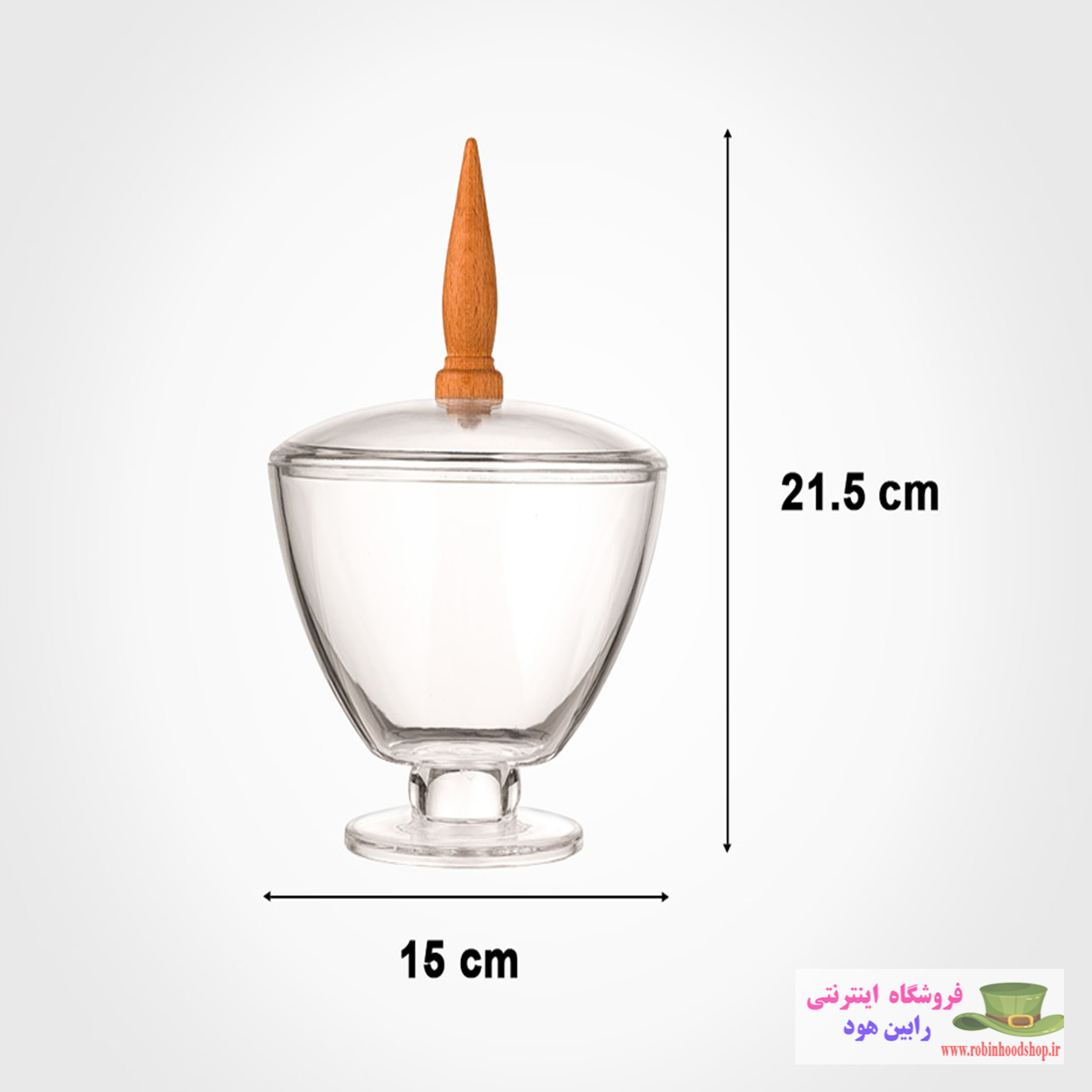 شکلات خوری پایه دار اکرولیک - Image 3