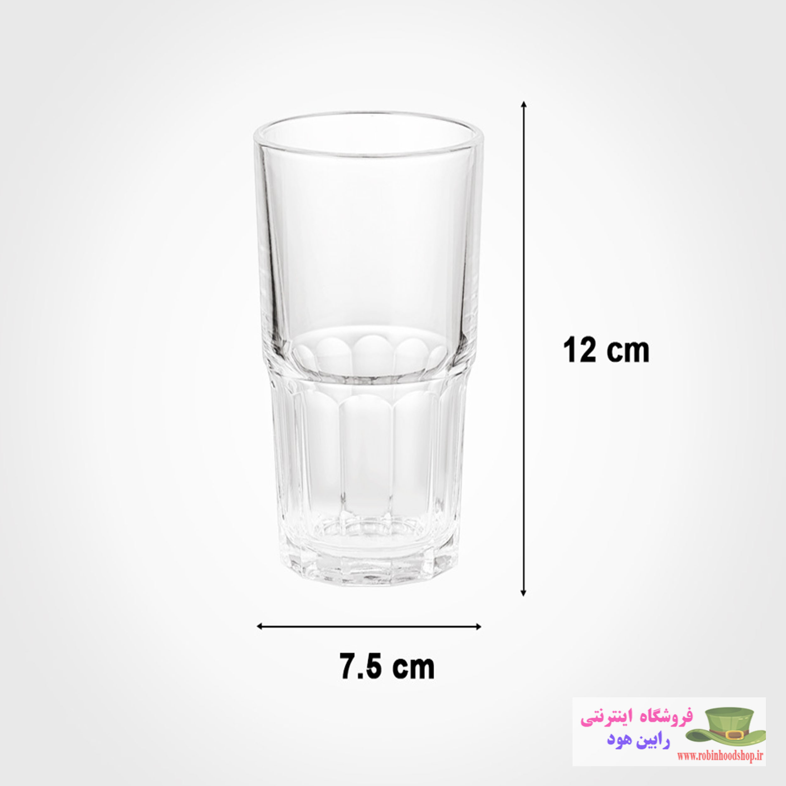 لیوان شیشه ای 290 سی سی - Image 2