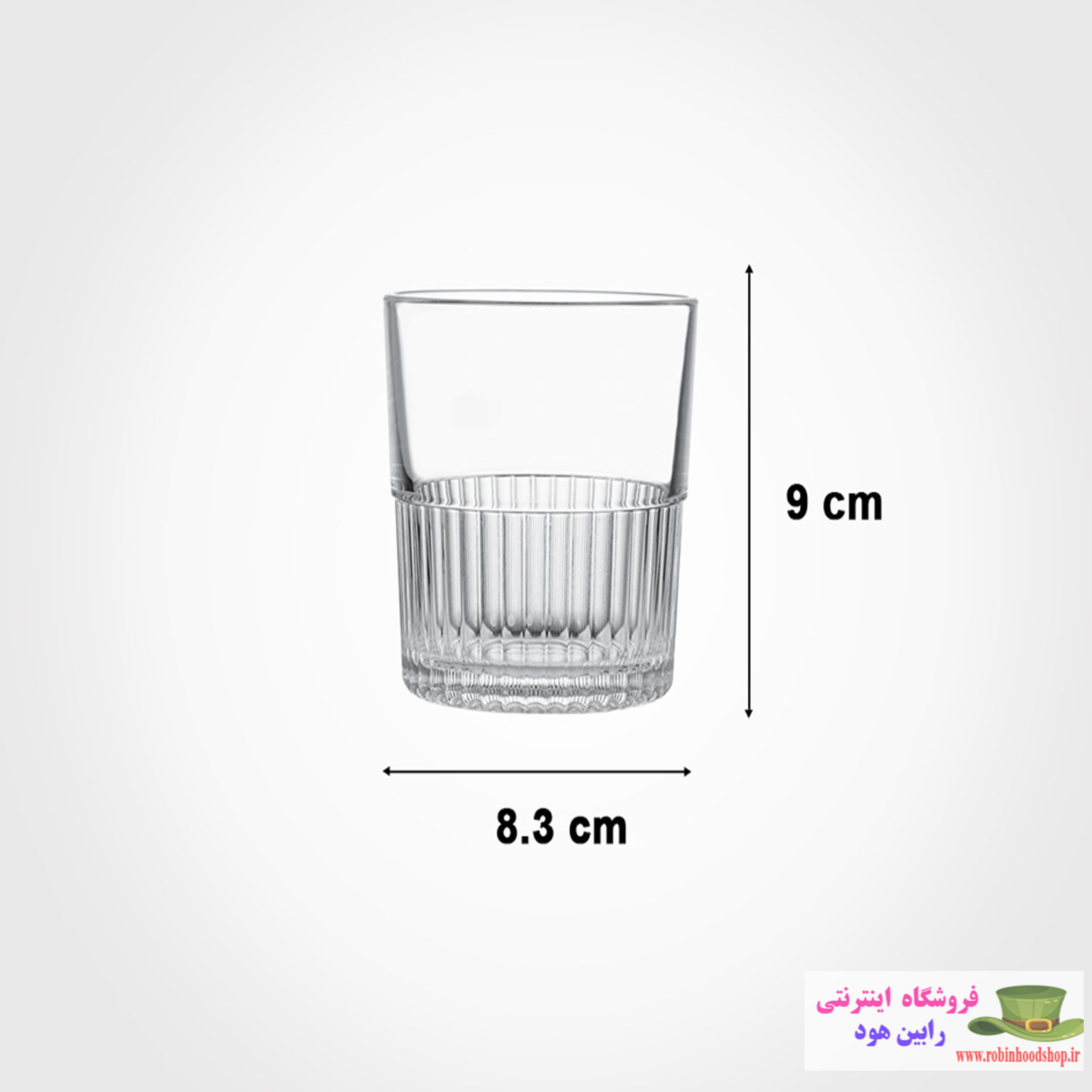لیوان شیشه ای 315 سی سی - Image 3