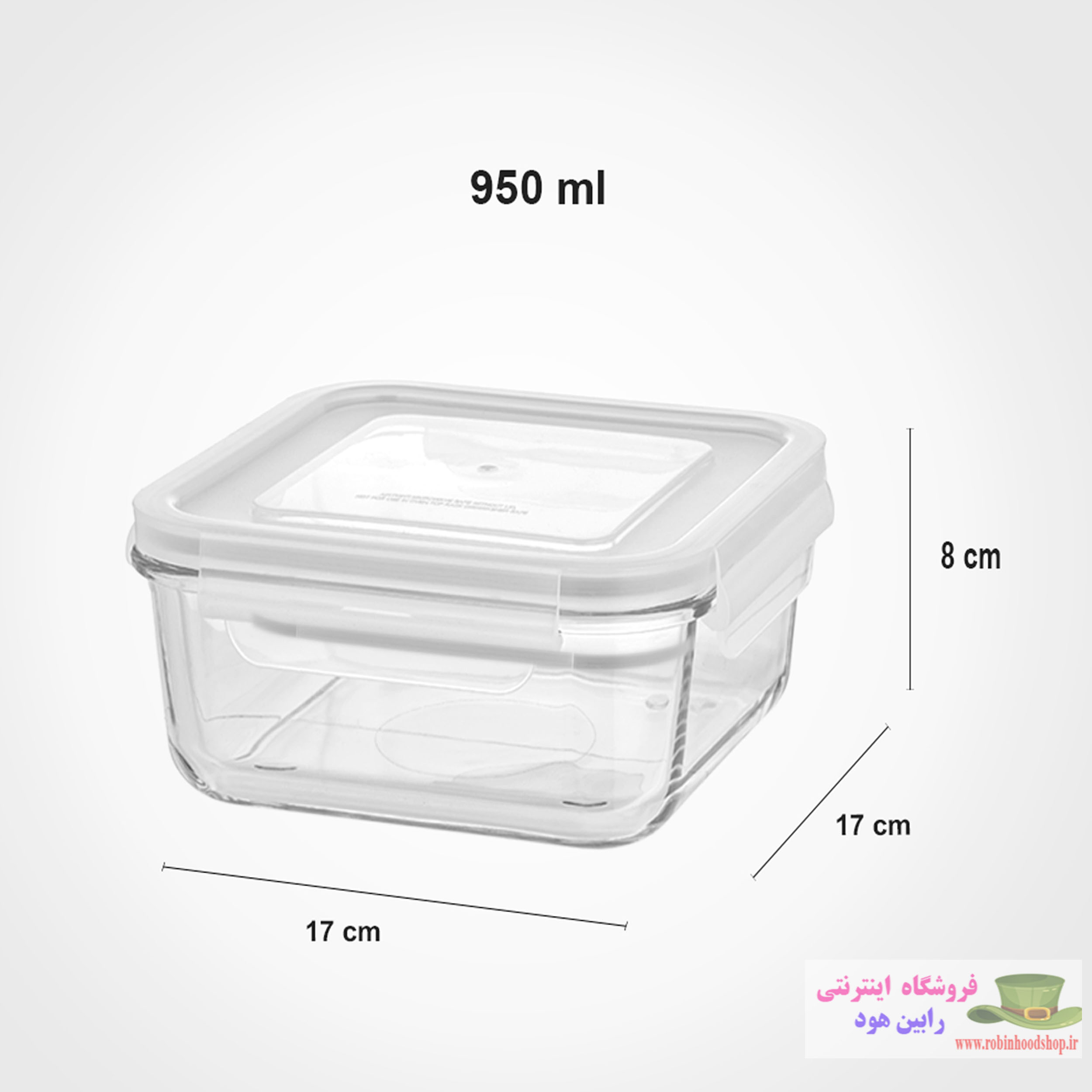 ظرف شیشه ای 6 پارچه - Image 5