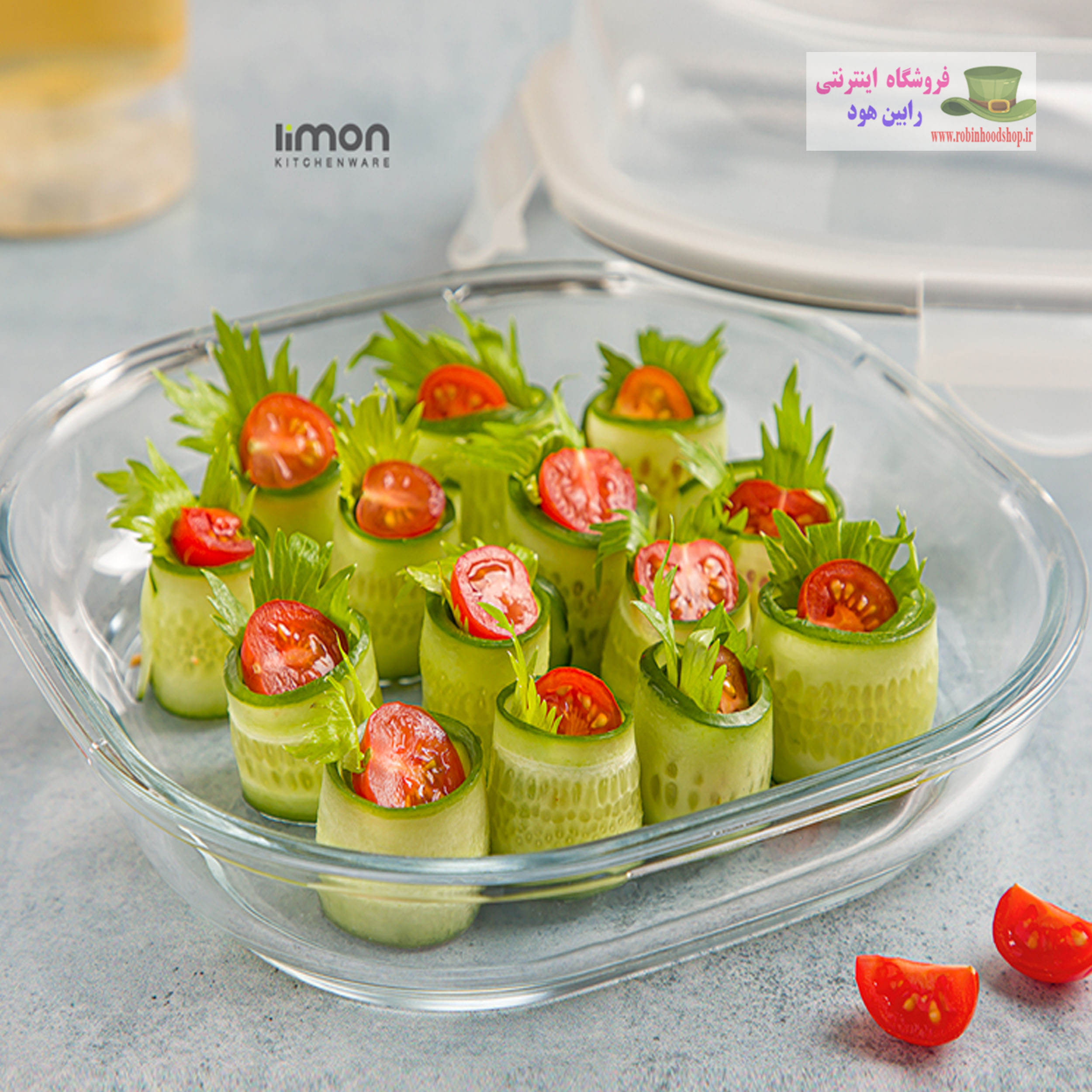 ظرف شیشه ای سرو و نگهداری دربدار 1.250 لیتر - Image 5