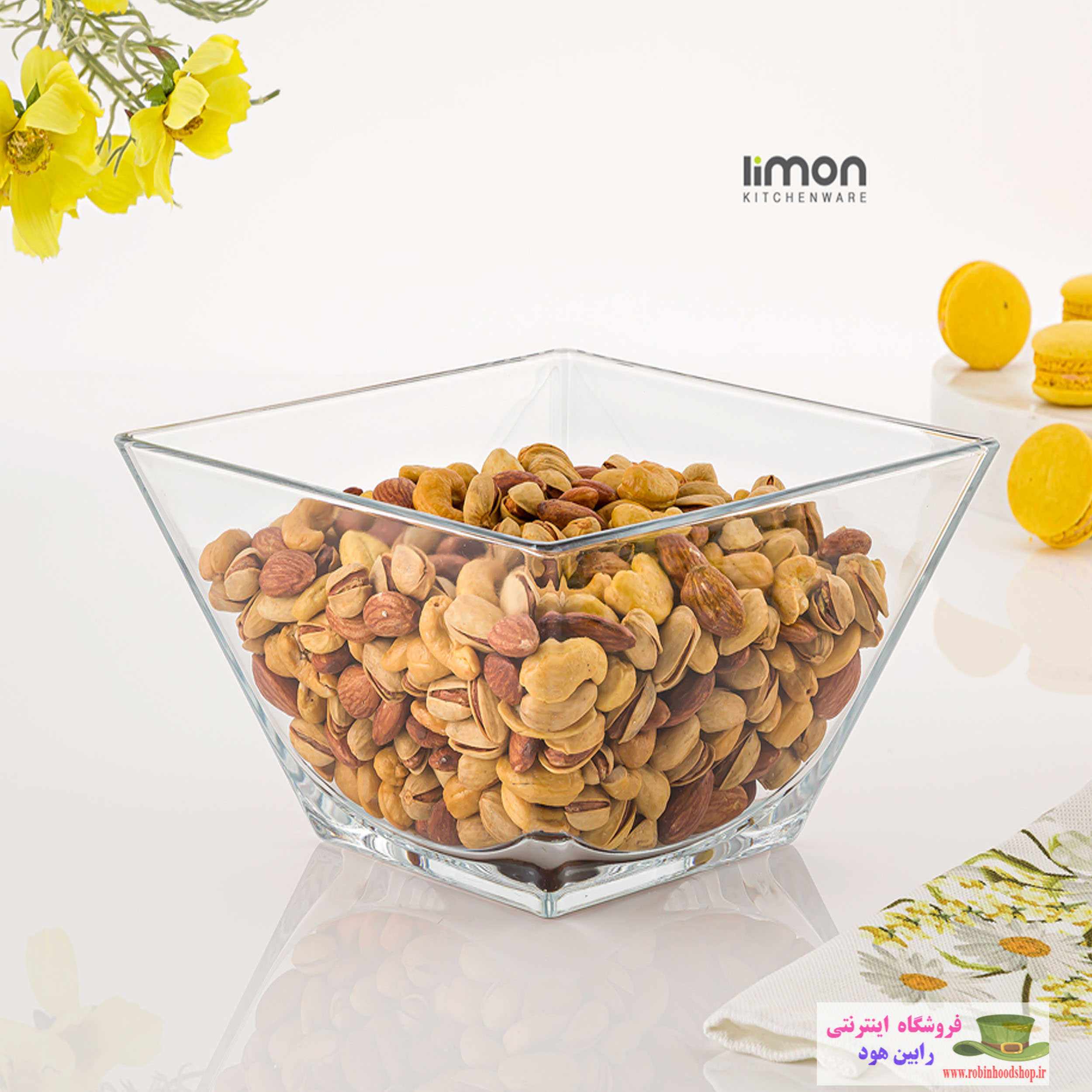 کاسه شیشه ای پذیرایی
