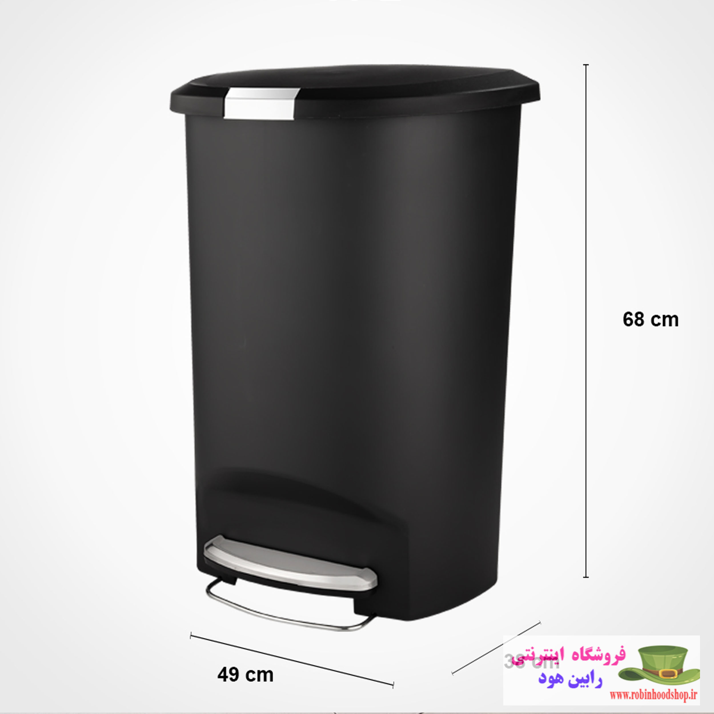 سطل پدالی 50 لیتری - Image 2