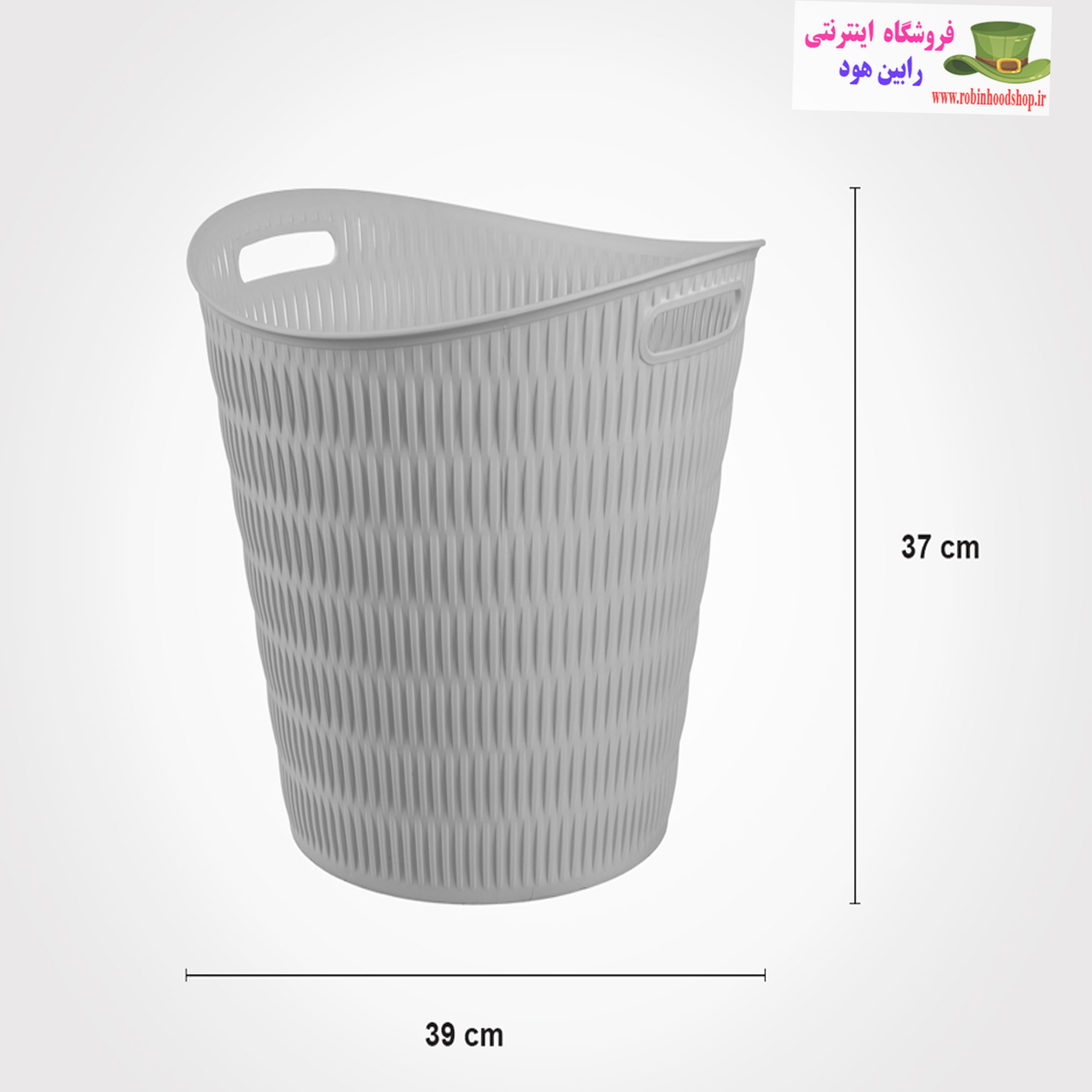 سبد رخت گرد طرح بامبو - Image 2