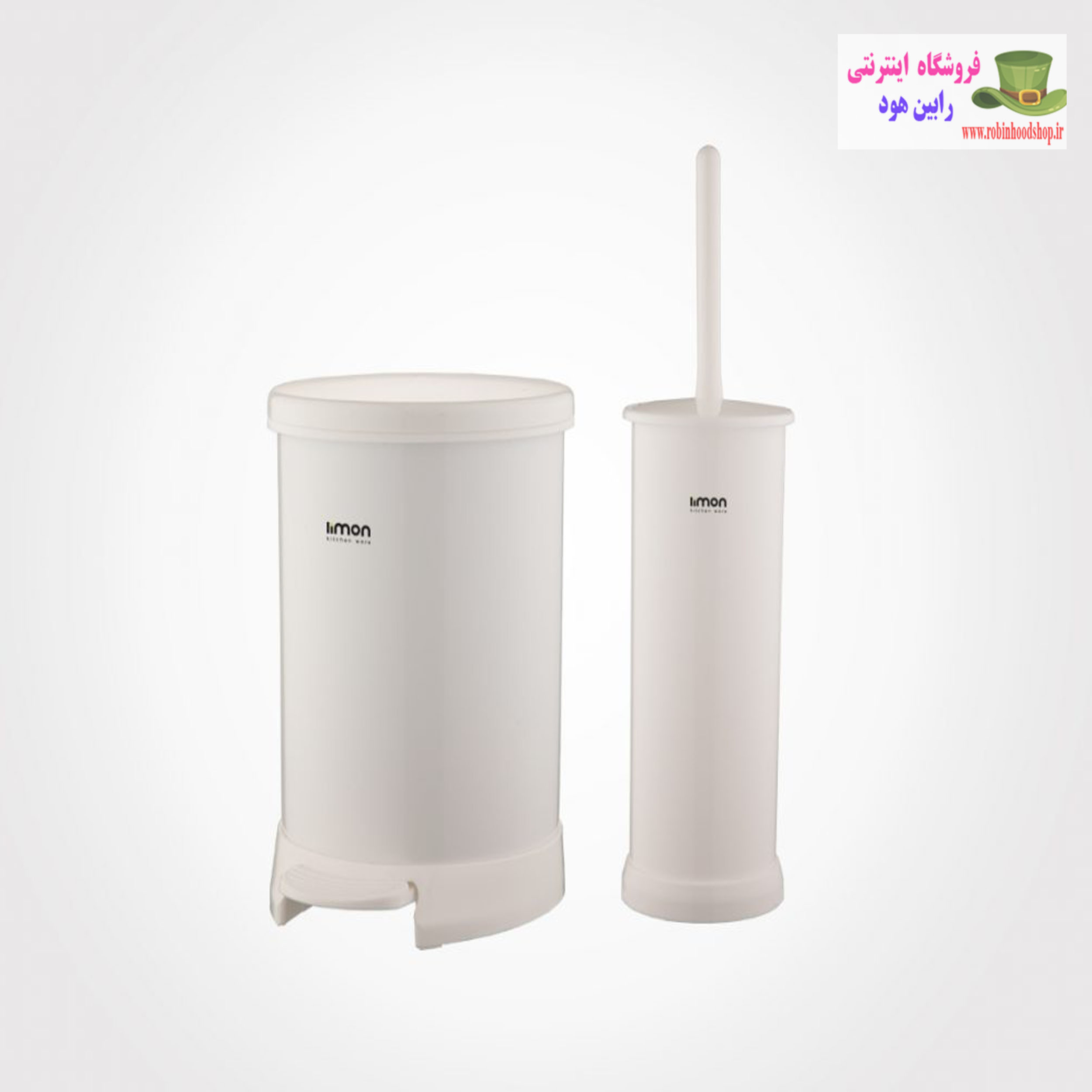سطل و فرچه درب رنگی لیمون - Image 2