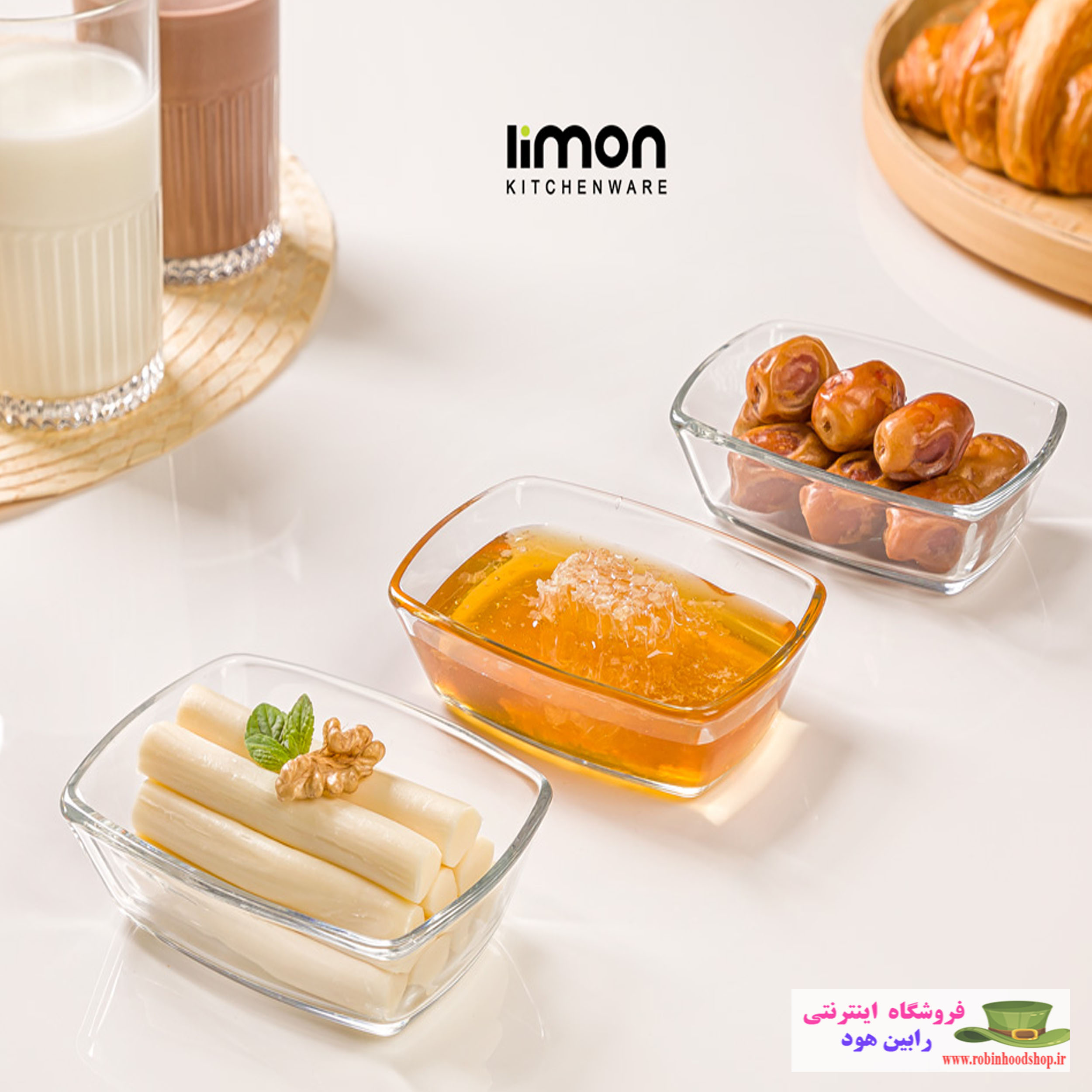پیاله سرو شیشه ای کوچک