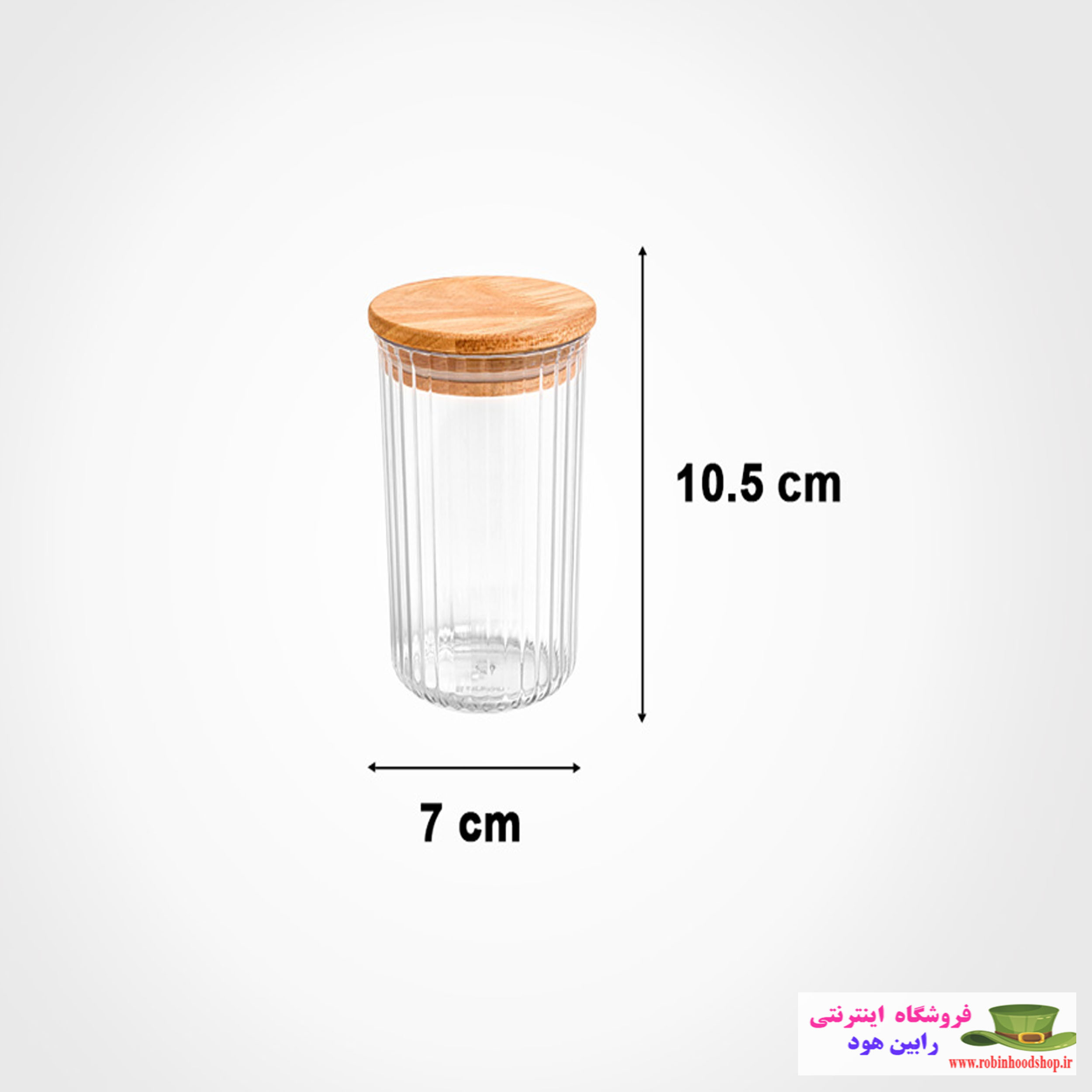 ادویه شیاردار درب چوبی 250 میلی لیتر - Image 2