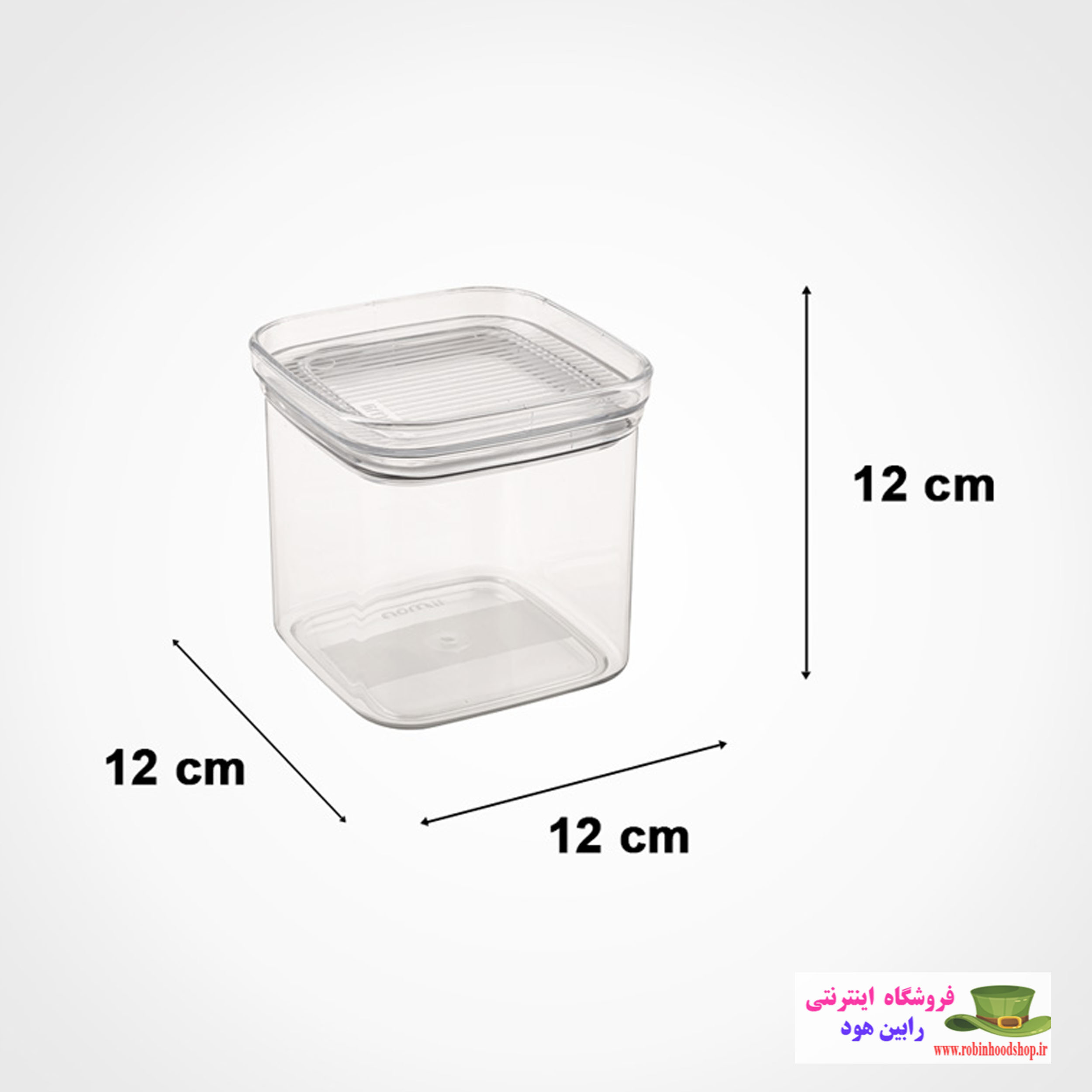 بانکه مربع رویال درب شفاف 3 - Image 2