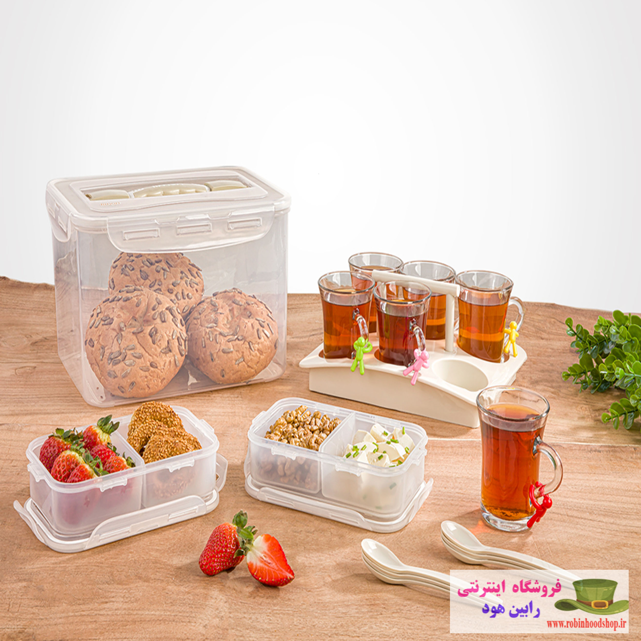 سرویس چای و صبحانه خوری مسافرتی 6 نفره - Image 3