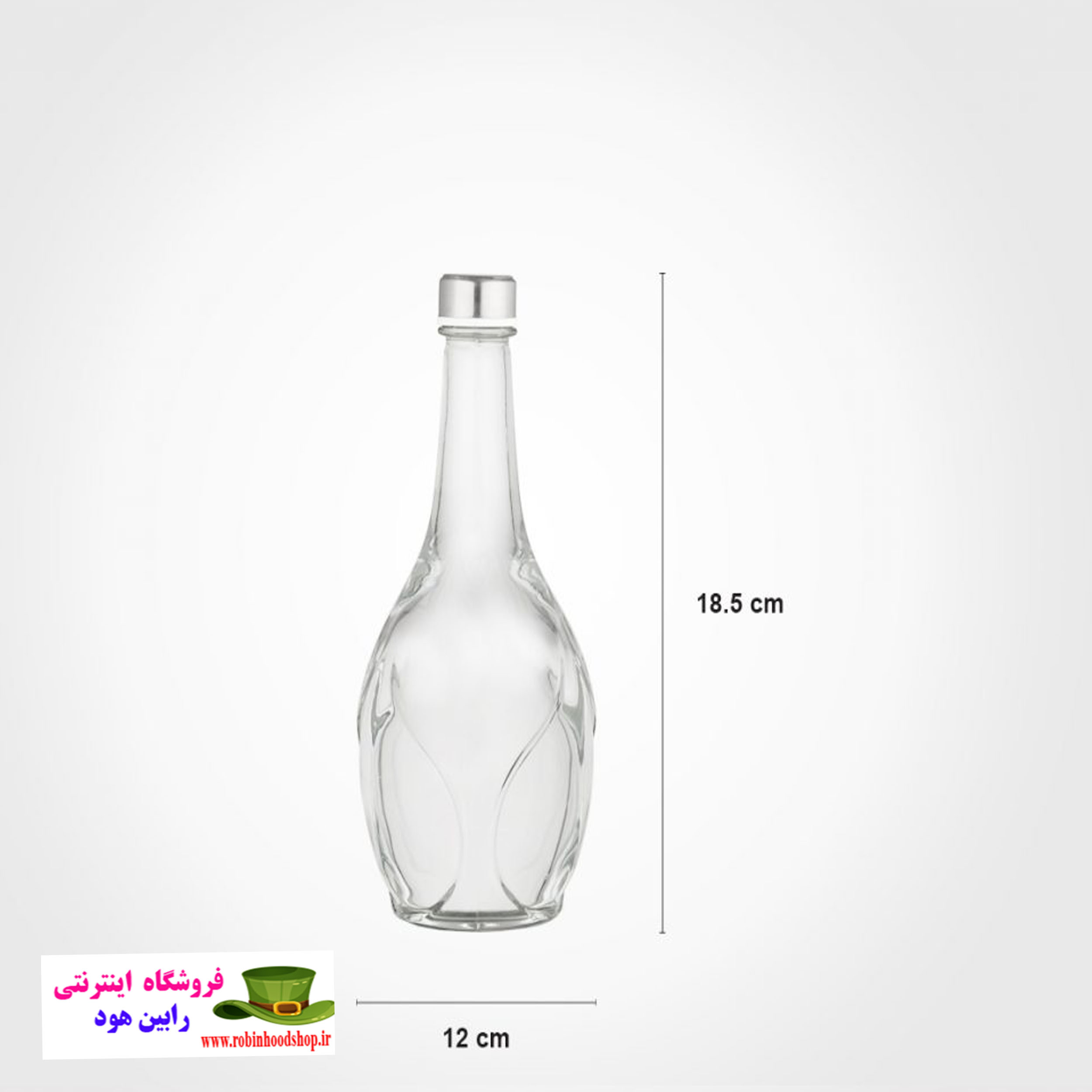 دوغ خوری درب استیل 18.5 سانتی - Image 2