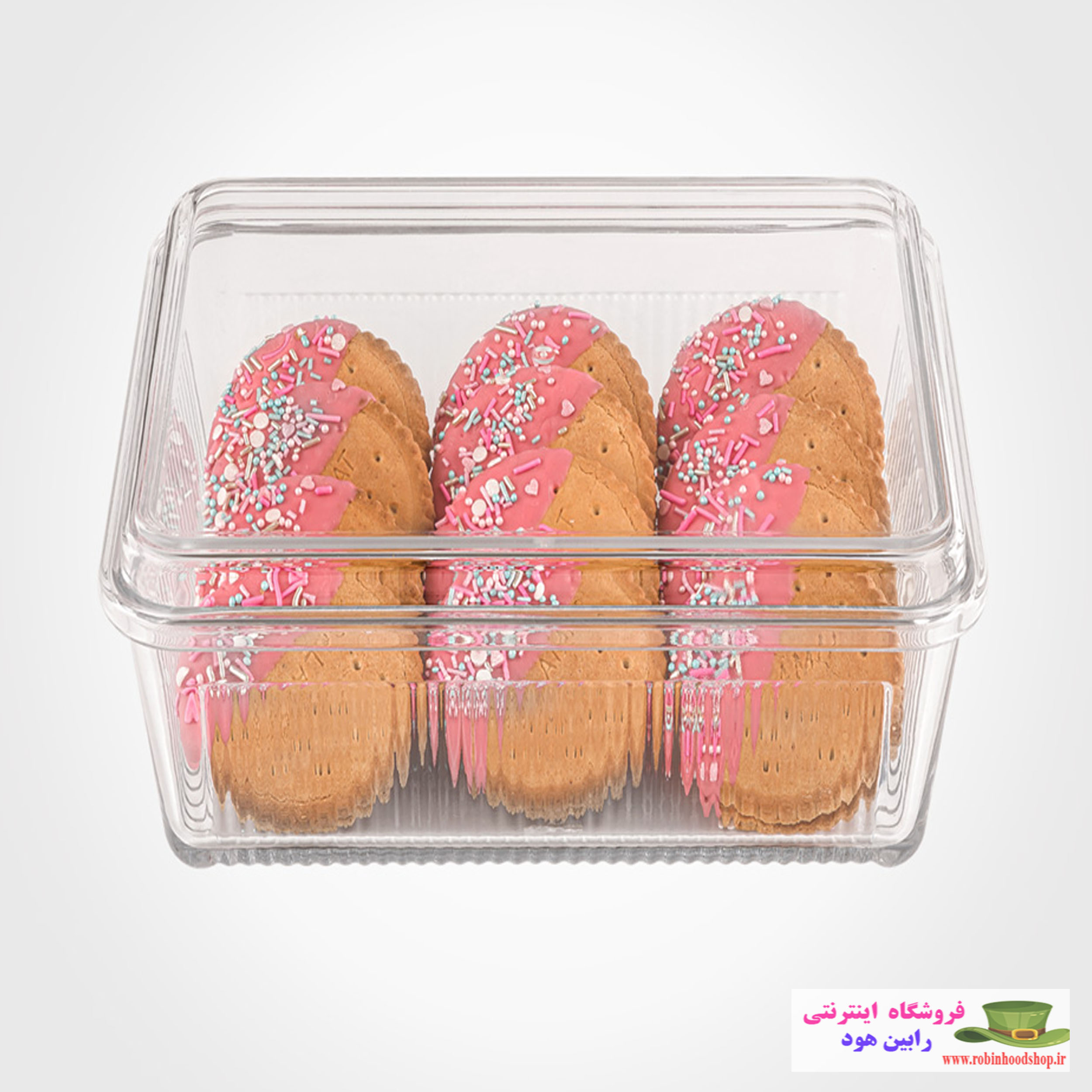 شکلات خوری شیشه ای بزرگ - Image 3