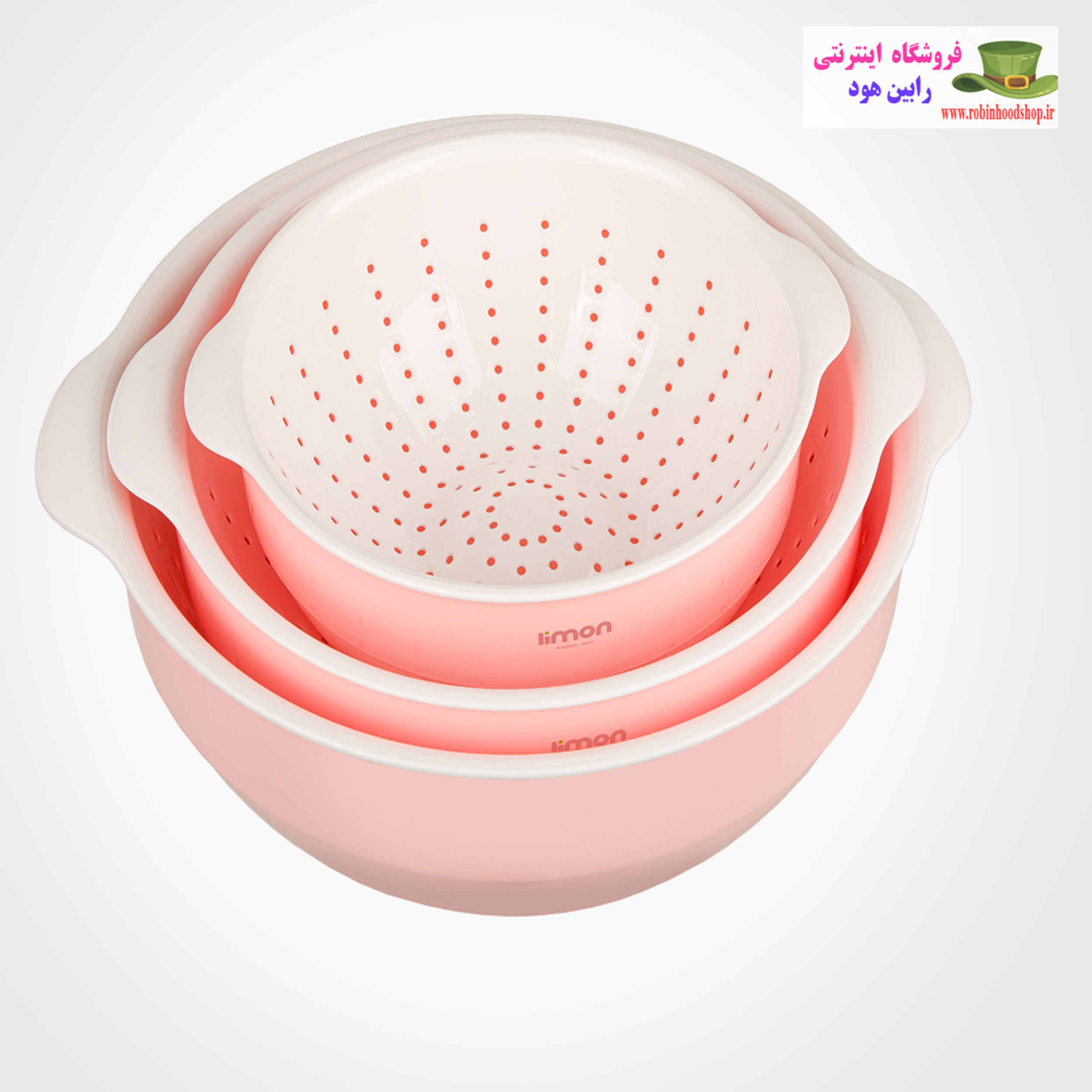 ست کاسه و آبکش گرد - Image 6