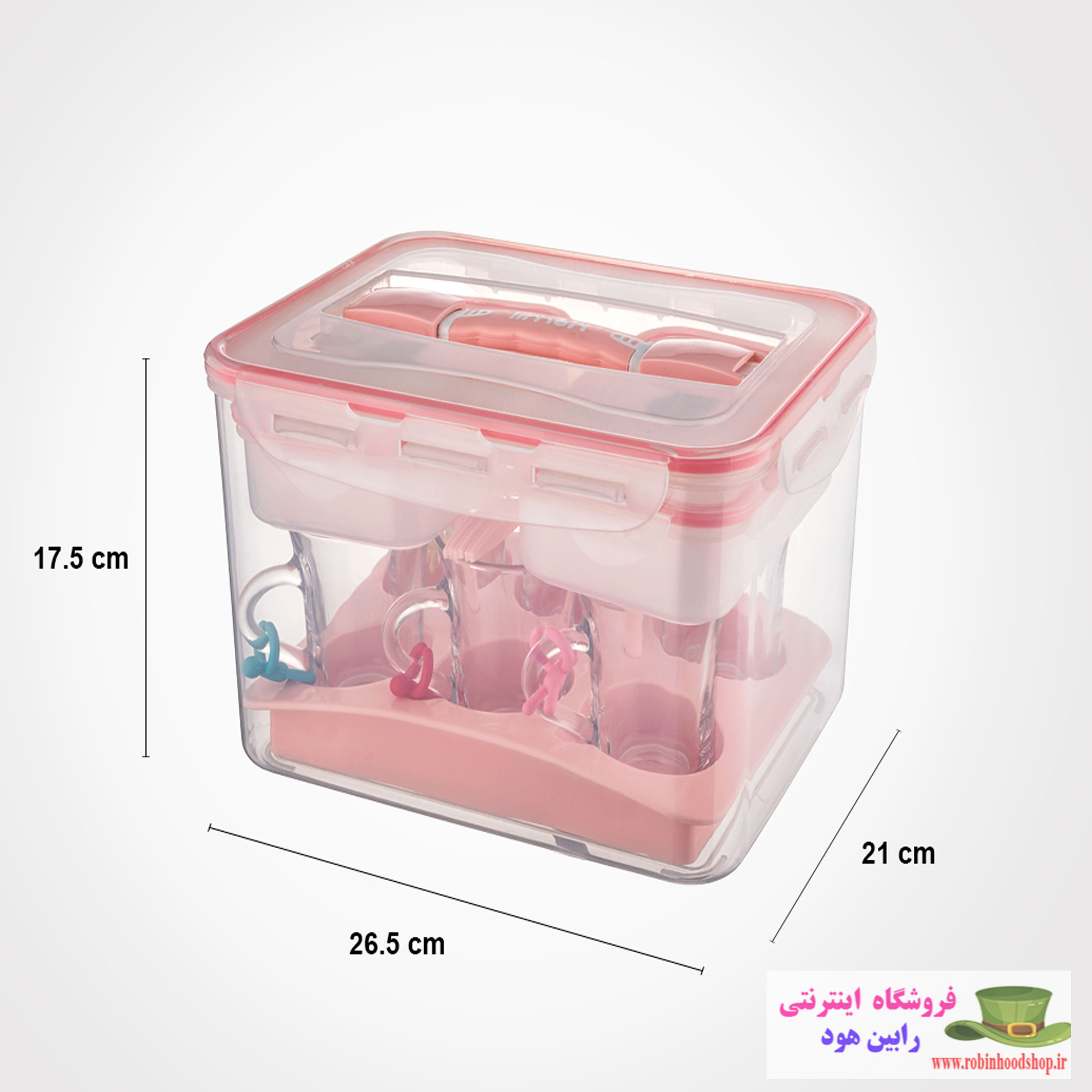 سرویس چای و صبحانه خوری مسافرتی 6 نفره - Image 5