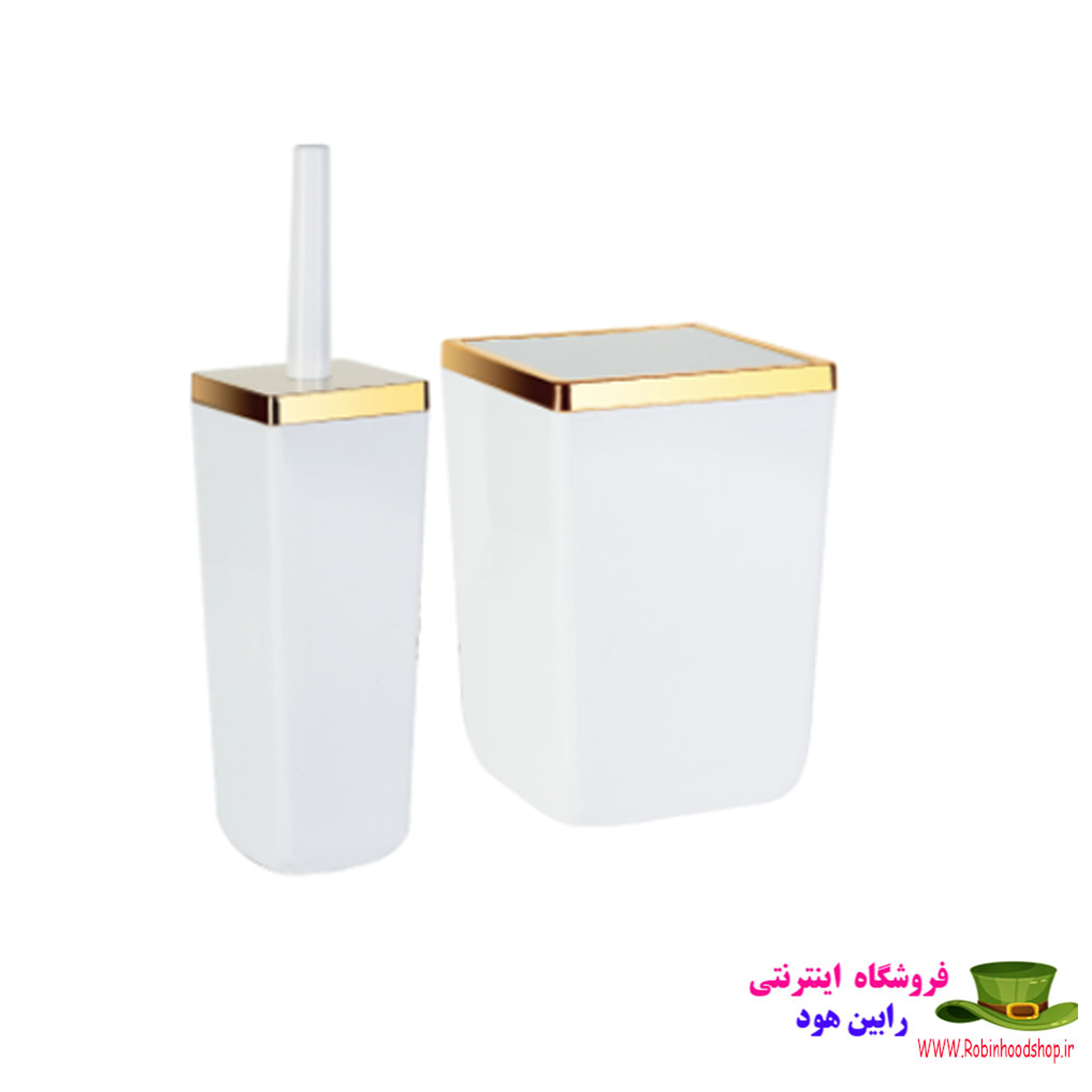 سطل و فرچه فایتون طلایی