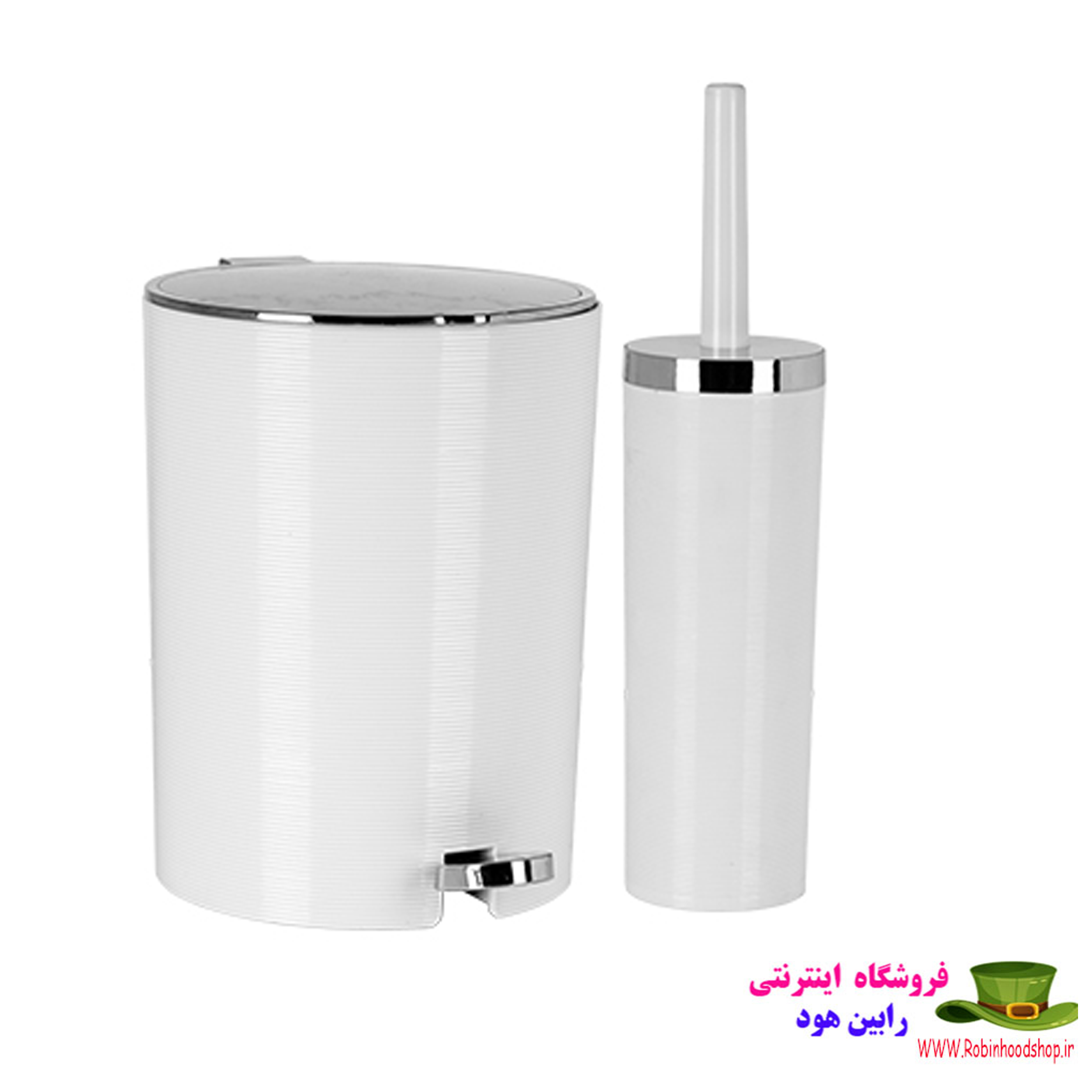 سطل و فرچه تایتان کروم