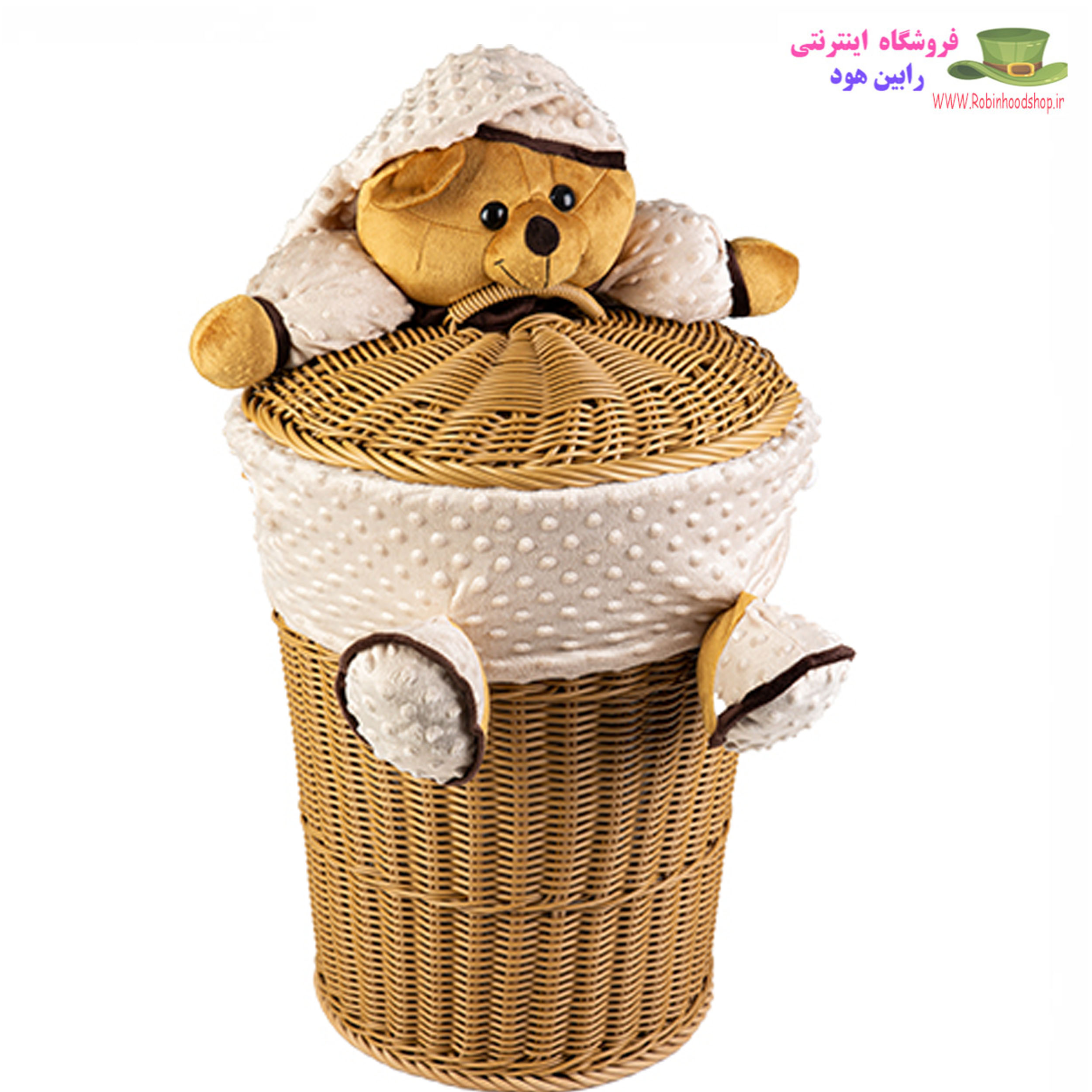 سبدبافت عروسکی شمشاد