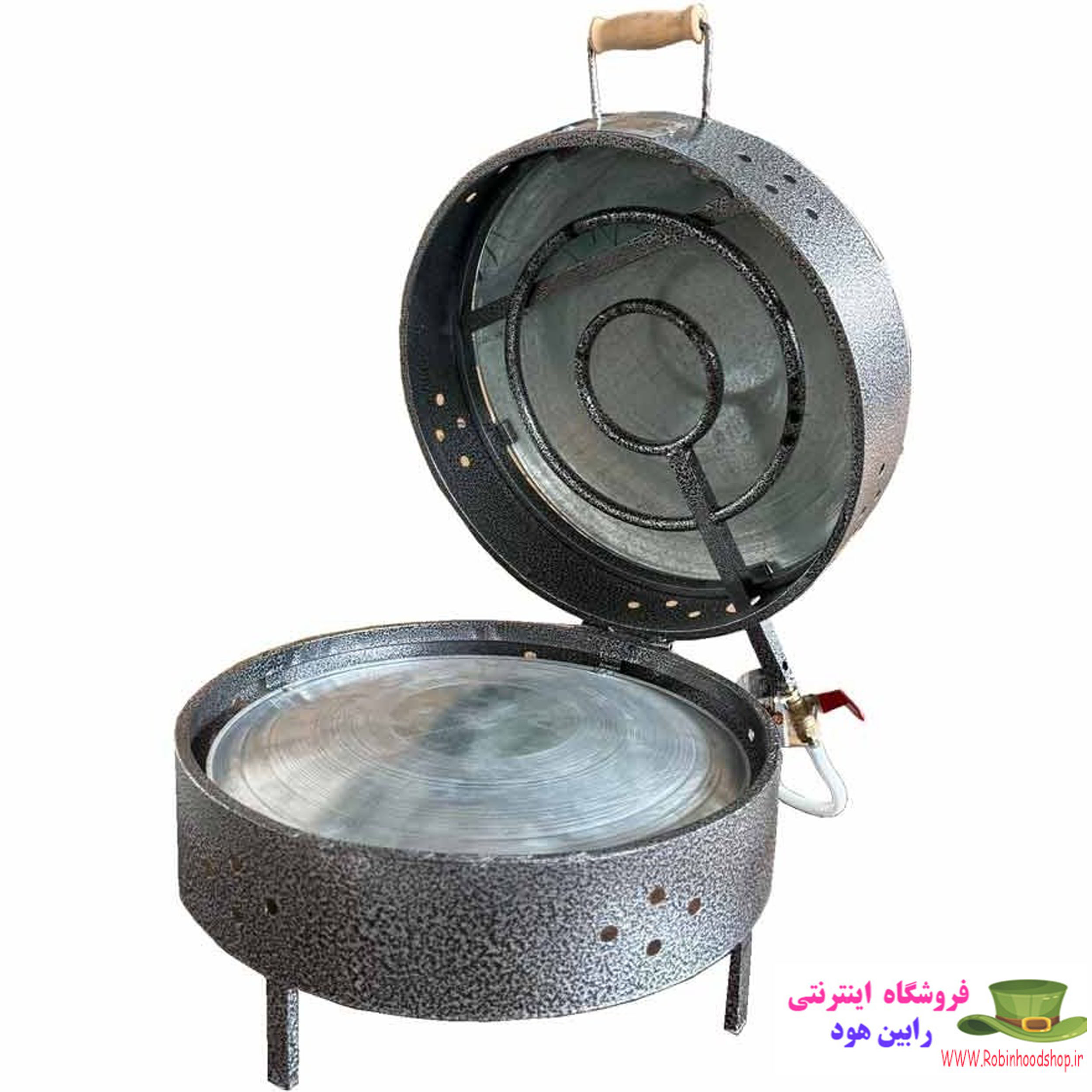 تنور گازی صدفی گرد پخت نان