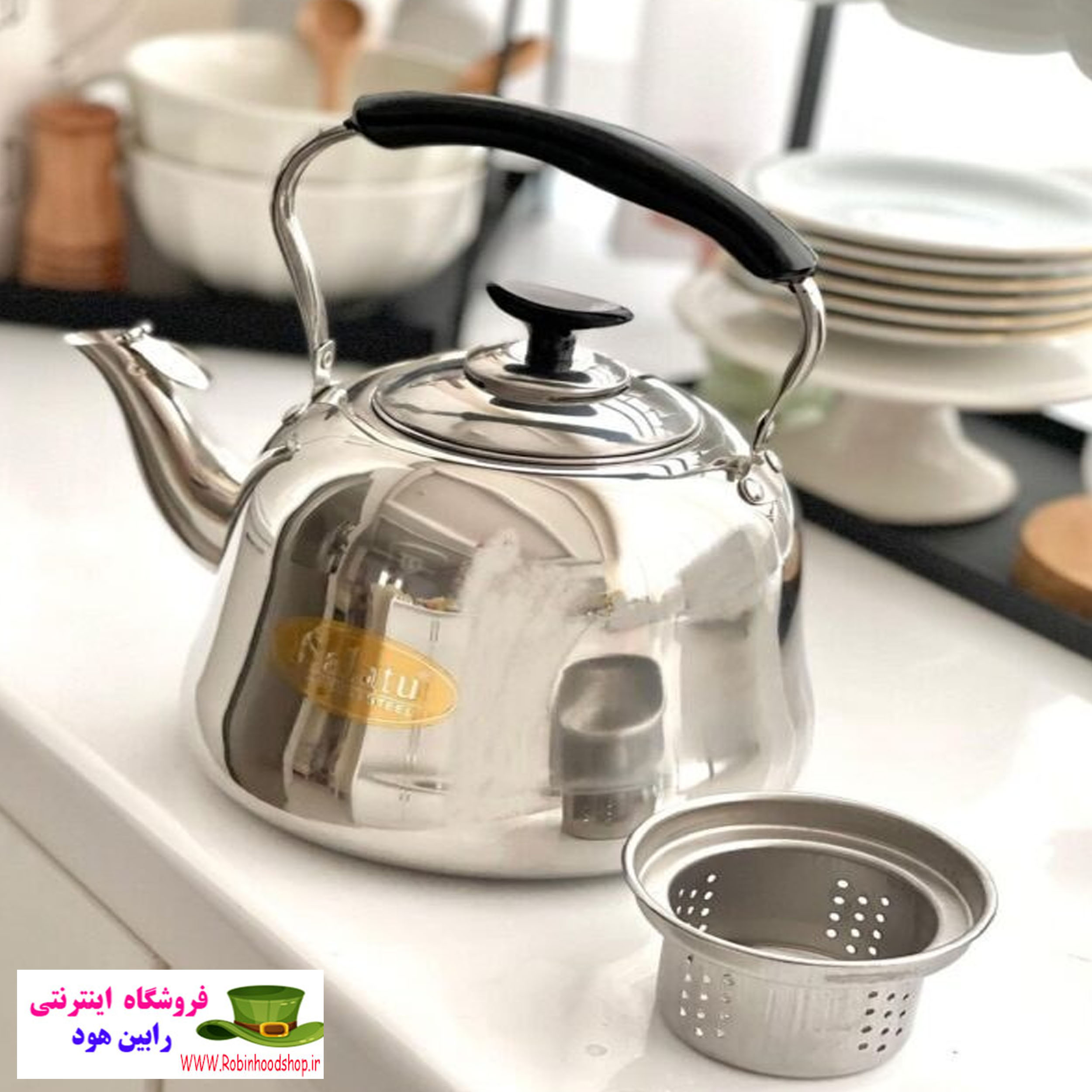 کتری استیل کلاسیک 6 لیتری