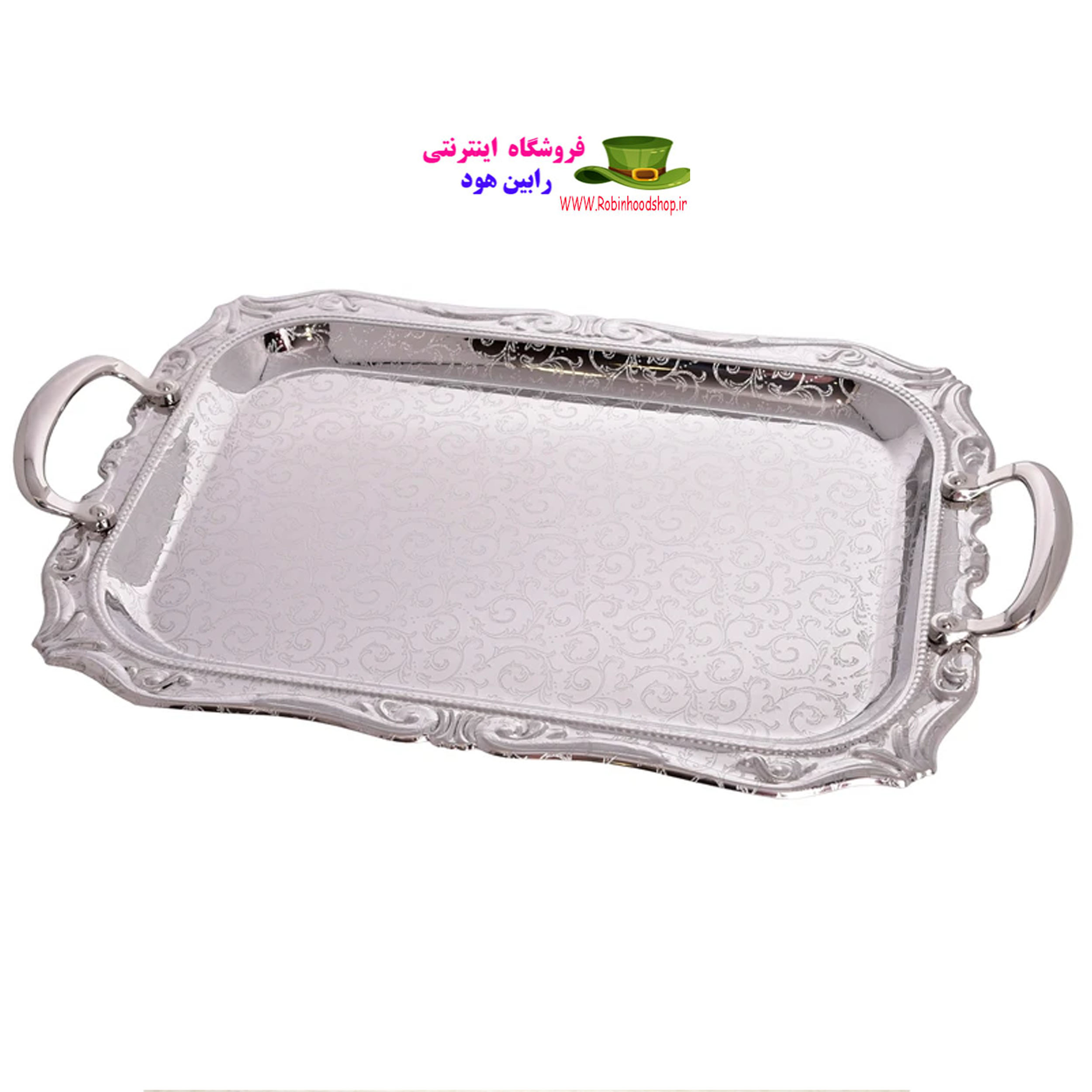 سینی دسته دار یونیک کد 01 - 4021 سایز 28*44 سانتی متر