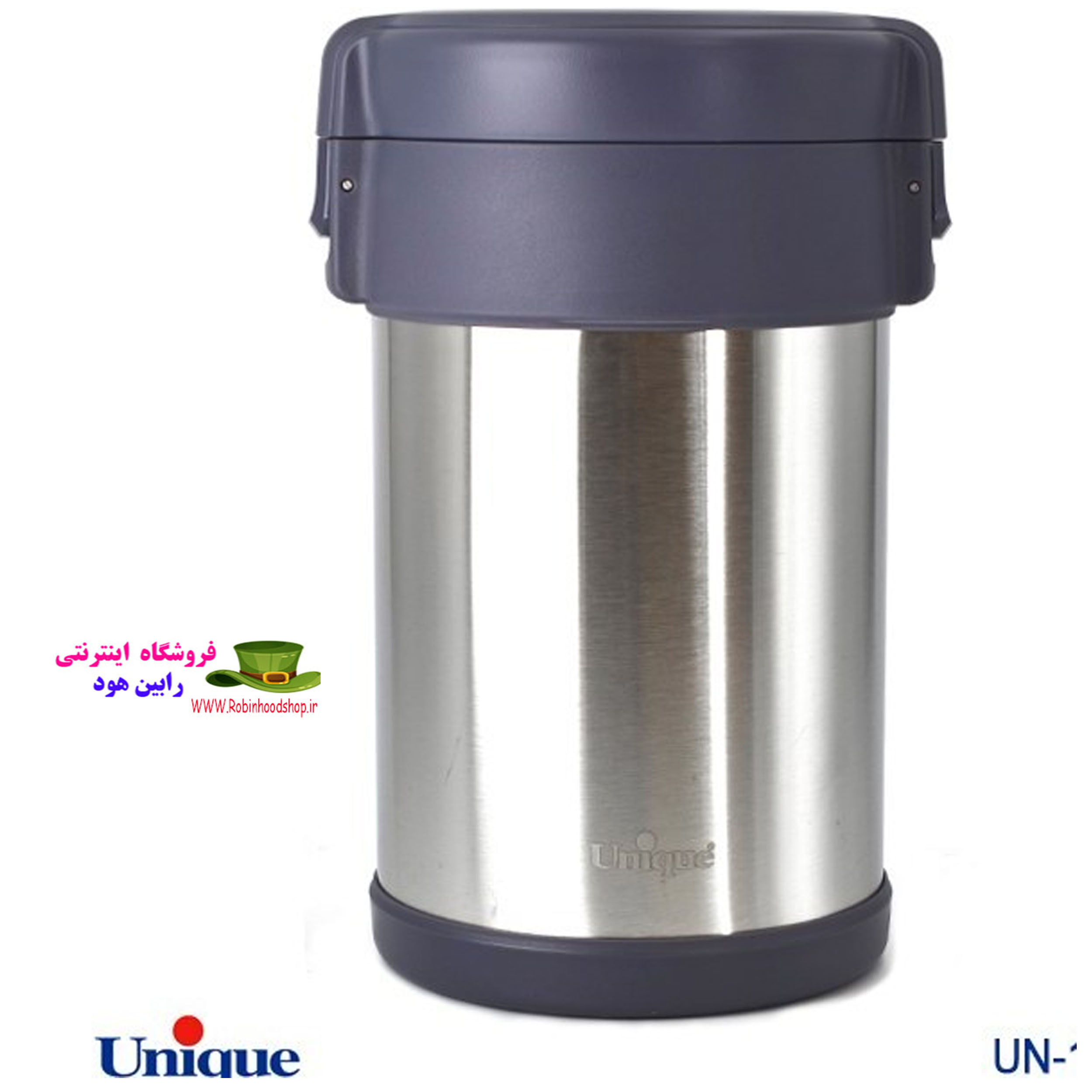 ظرف غذا استیل یونیک مدل UN-1841 ظرفیت ۲ لیتر